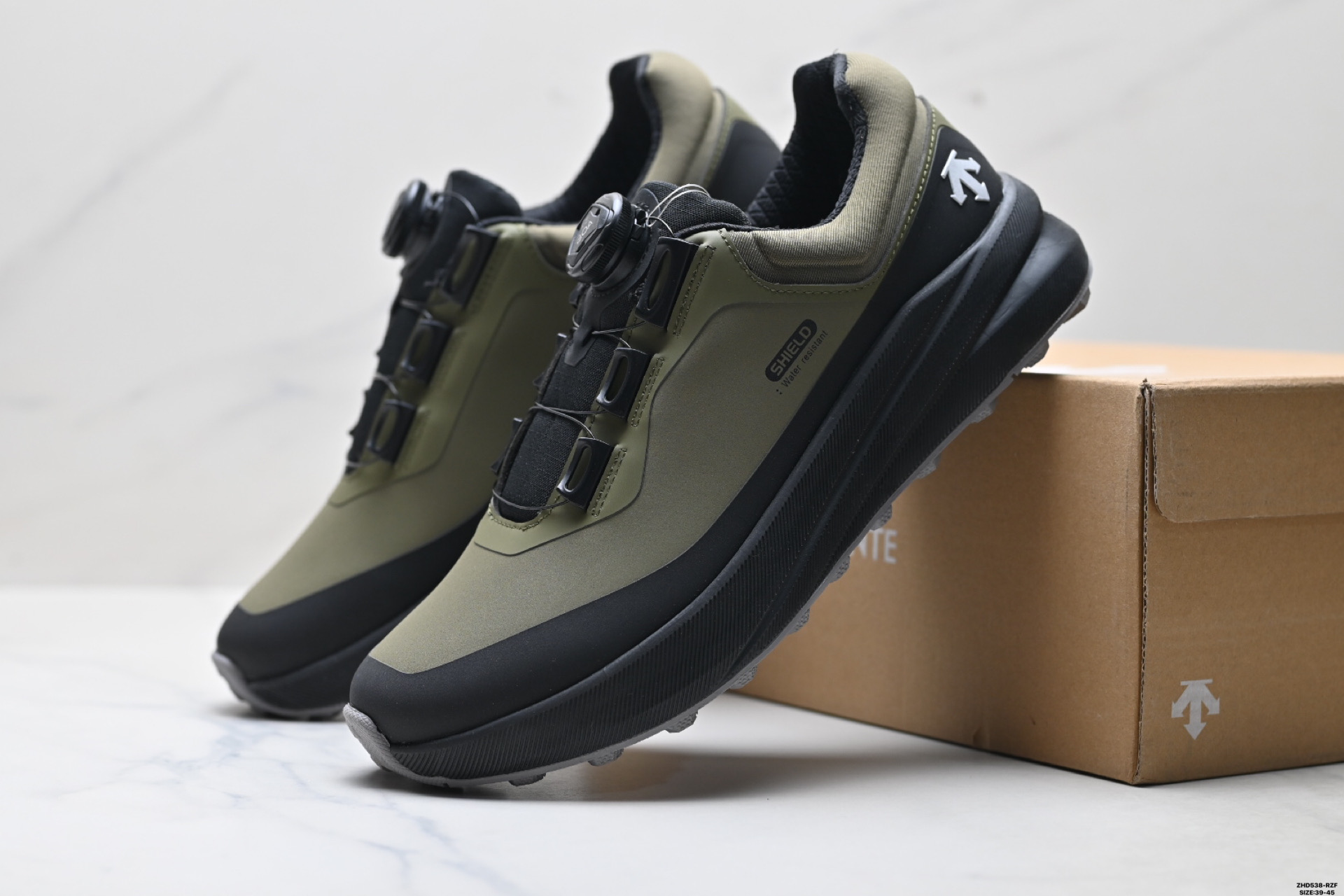 迪桑特DESCENTE PRIMER GTX男款DUALIS通勤防水耐磨低帮户外休闲鞋 D3432LCR23