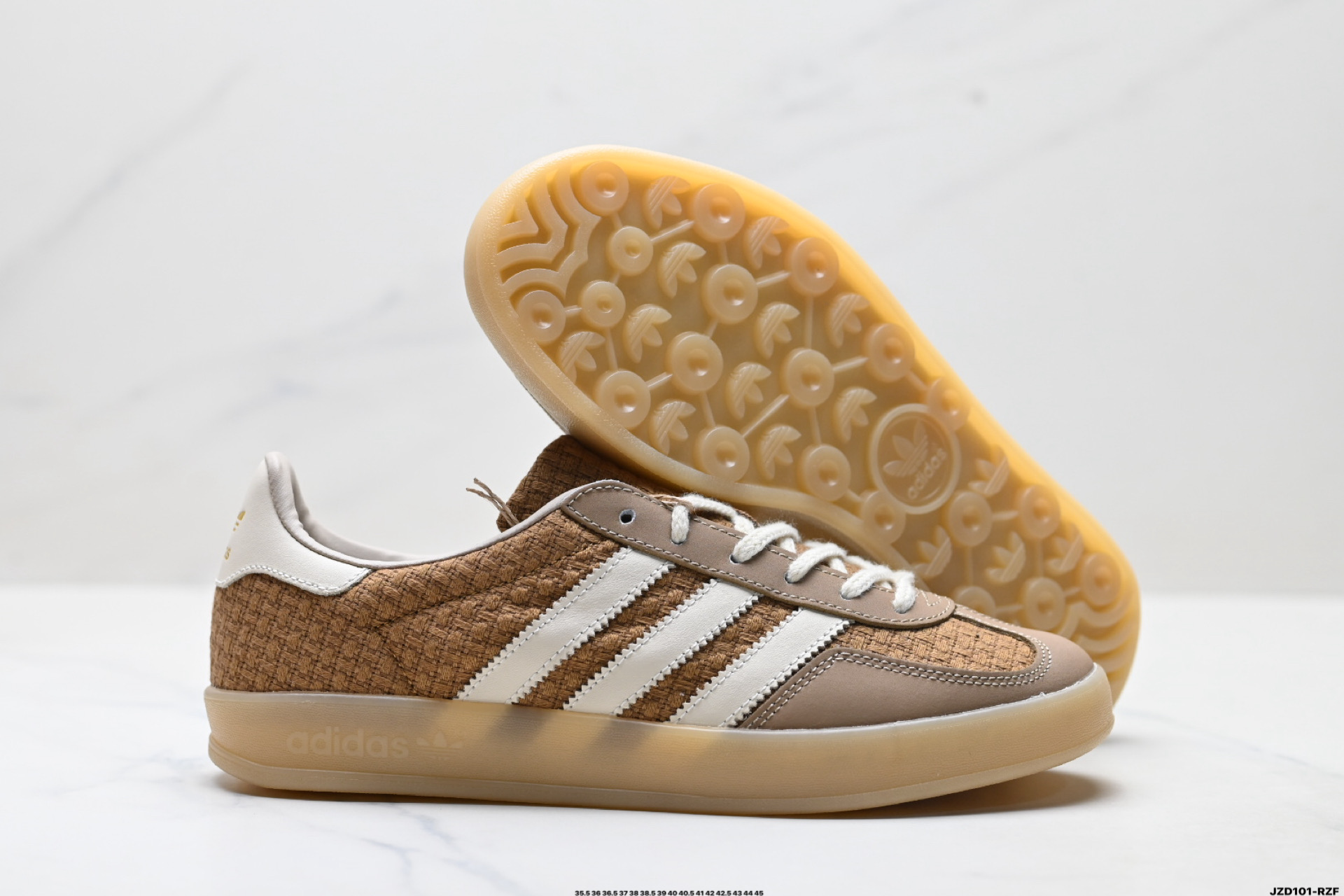 150 Adidas Originals Gazelle INdoor 三叶草休闲防滑耐磨低帮板鞋 JR8851