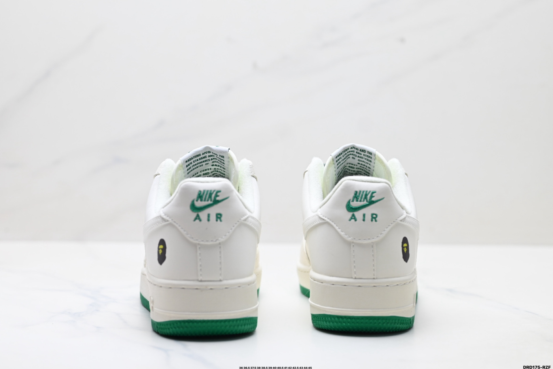 特价‼️💰110
公司级✅NIKE AIR FORCE 1‘07
原楦头原纸板 打造纯正低帮空军版型
专注外贸渠道 全掌内置蜂窝气垫 
原盒配件 原厂中底钢印、拉帮完美
货号:YZ8115-003
Size:36 36.5 37.5 38 38.5 39 40 40.5 41 42 42.5 43 44 45
ID:DRD175-RZF