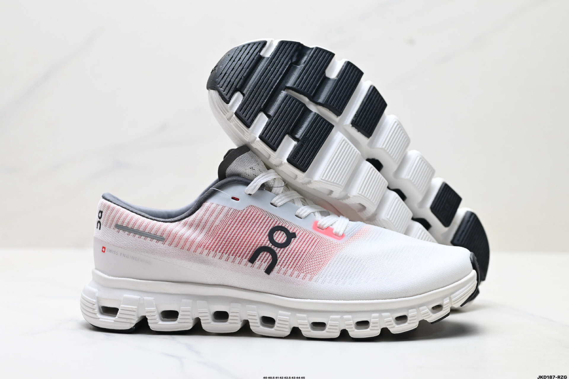 170 On昂跑 Cloud 6 Push 轻量运动休闲鞋 轻量透气的工程网格结合环保人造麂皮