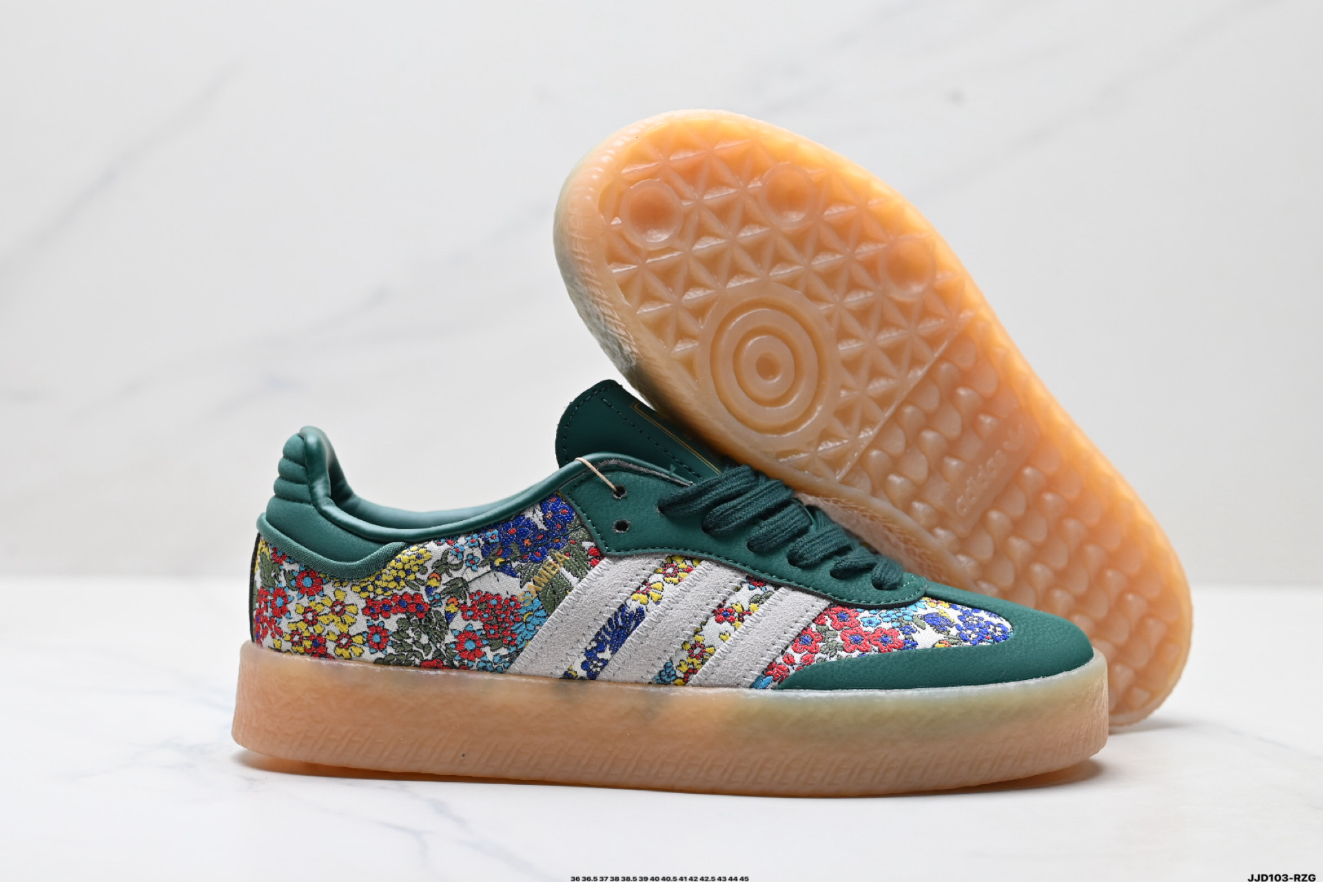 140 Adidas Originals Samba XLG 桑巴舞系列阿迪达斯 三叶草 绅士德训足球风百搭低帮休闲运动板鞋 JI2744