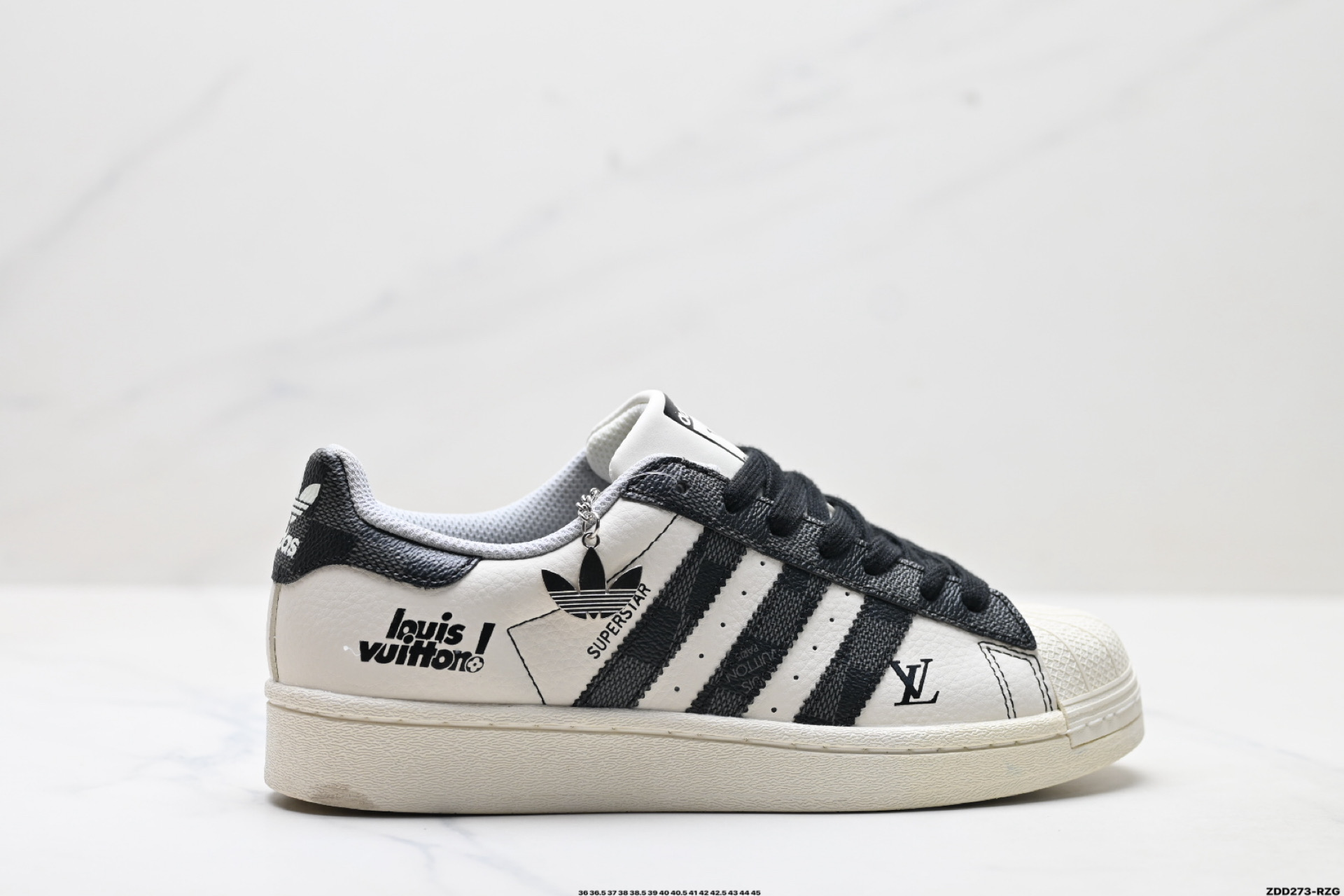 Adidas Originals Superstar 阿迪达斯 三叶草 贝壳头’DIY’系列低帮经典百搭休闲运动板鞋 QF5806