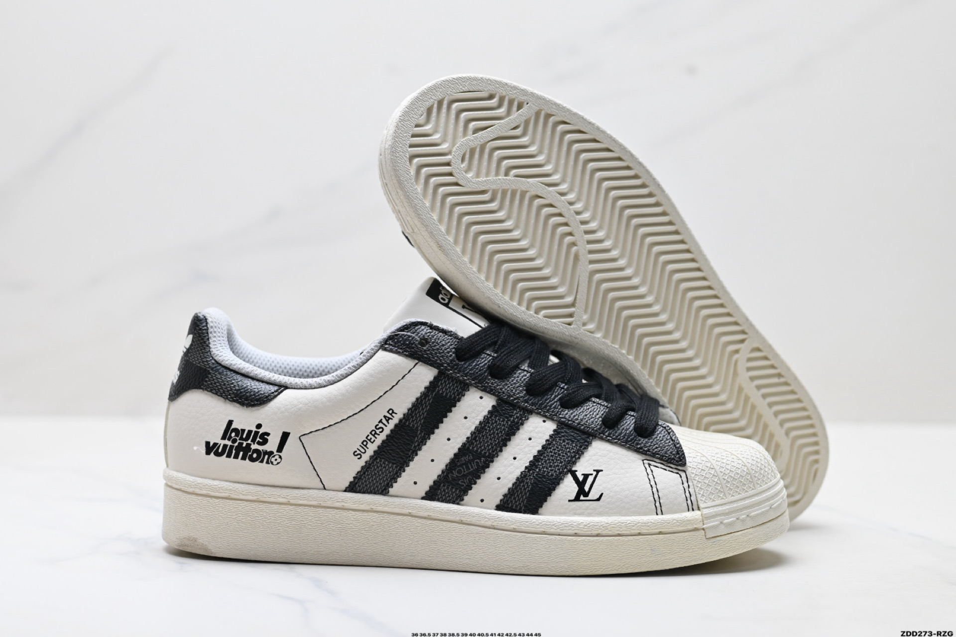 Adidas Originals Superstar 阿迪达斯 三叶草 贝壳头’DIY’系列低帮经典百搭休闲运动板鞋 QF5806