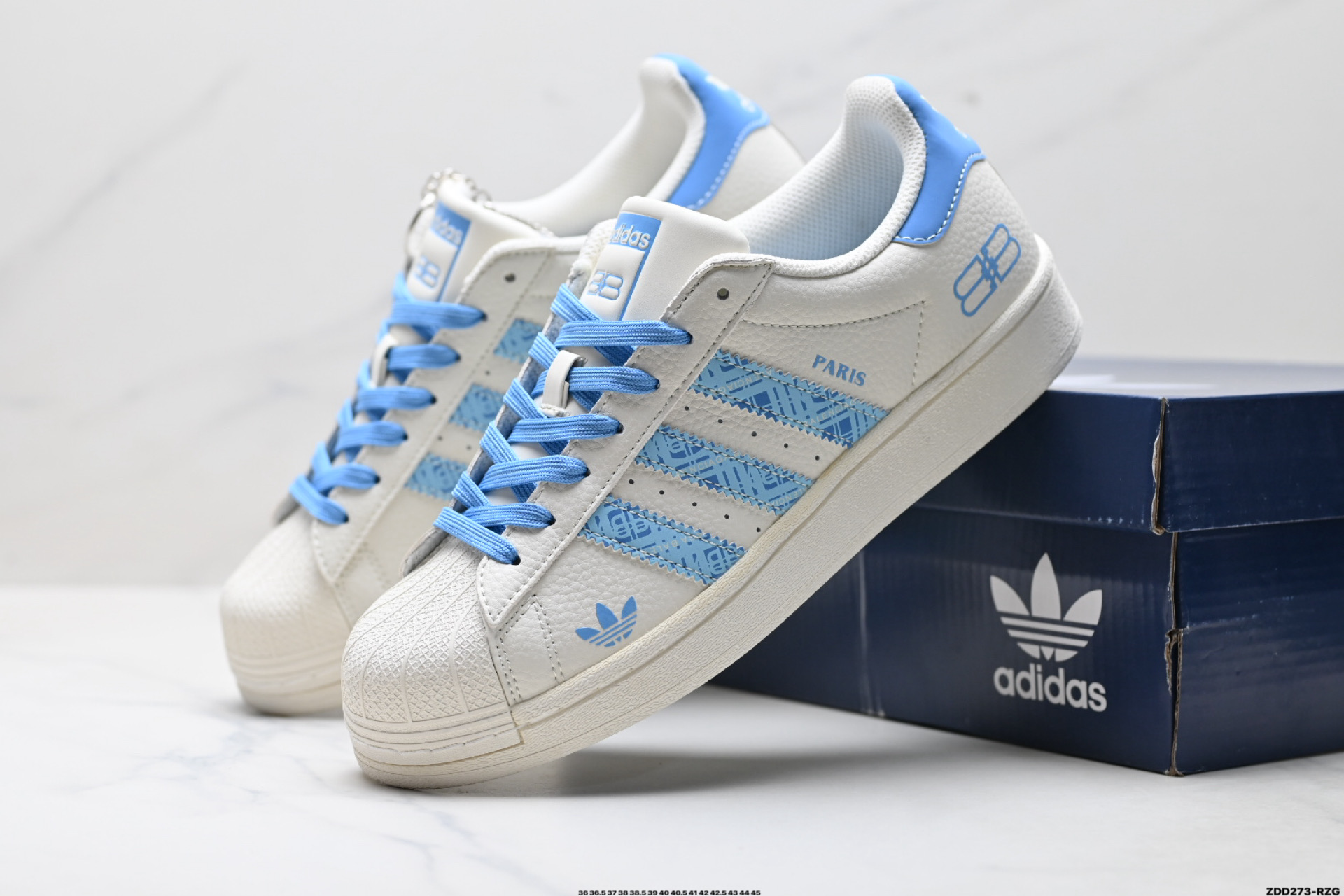 Adidas Originals Superstar 阿迪达斯 三叶草 贝壳头’DIY’系列低帮经典百搭休闲运动板鞋 QF5806