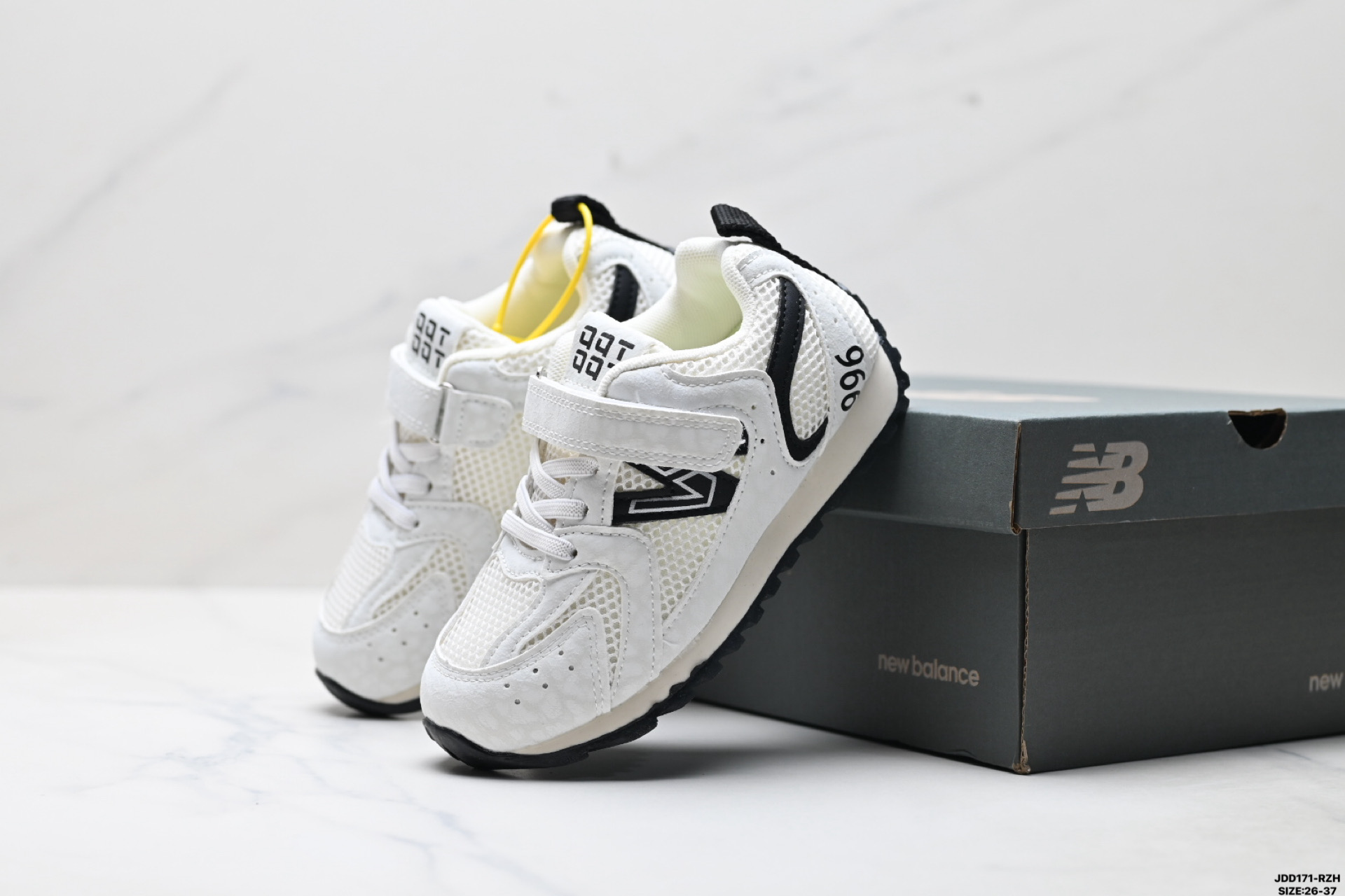 130 童鞋New Balance 996系列 新百伦 复古网面 魔术贴 低帮跑步鞋 U990LP36