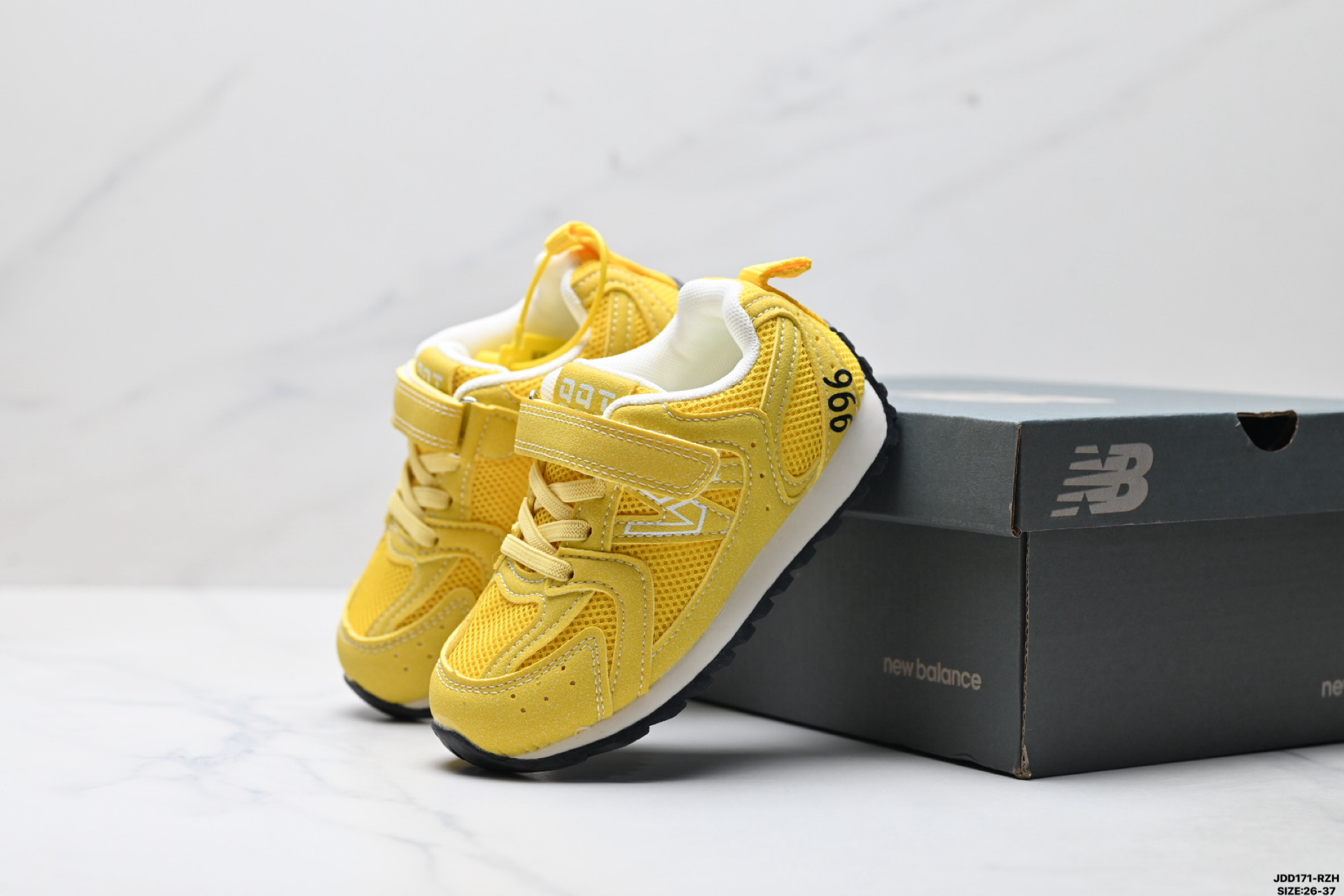 130 童鞋New Balance 996系列 新百伦 复古网面 魔术贴 低帮跑步鞋 U990LP36