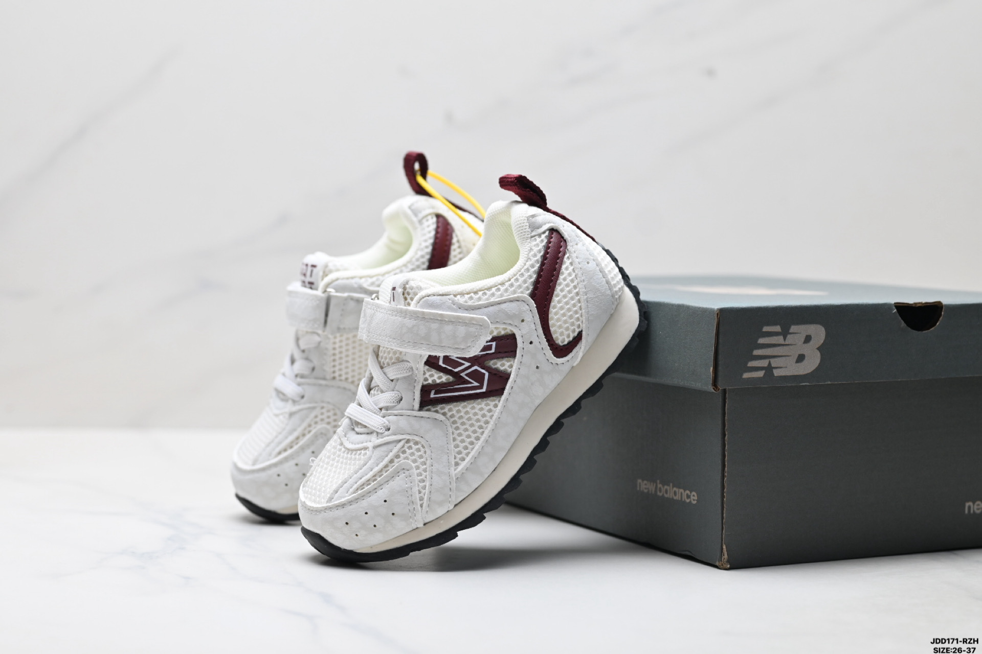 130 童鞋New Balance 996系列 新百伦 复古网面 魔术贴 低帮跑步鞋 U990LP36
