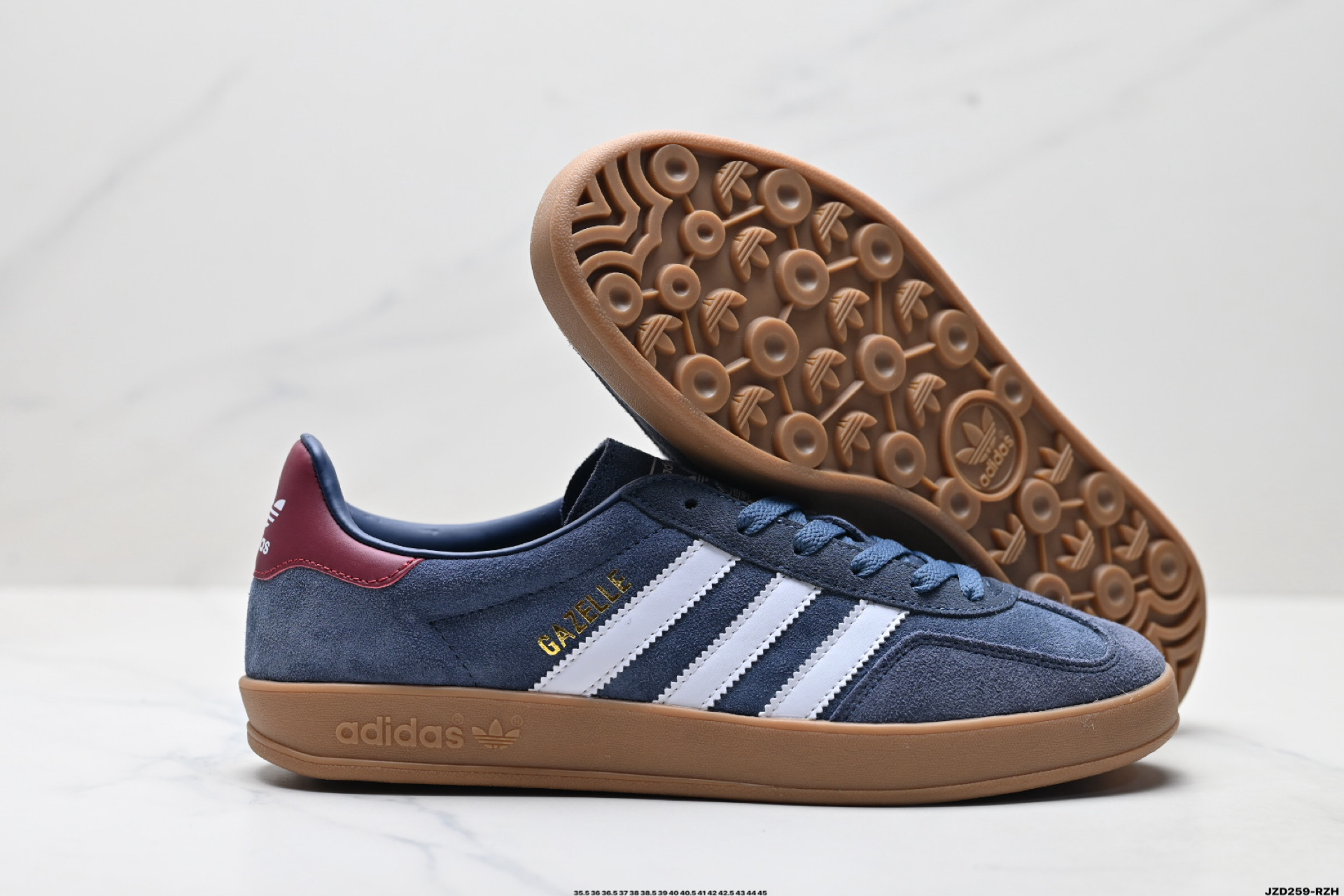150 Adidas Originals Gazelle INdoor 三叶草休闲防滑耐磨低帮板鞋 JI2061-Chinese UA Cheap High Quatity Brand Clothes Bags handbags Sneakers wholesale wholesaler seller from China Factory suppliers Fashion Clothing Shoes best Quality Beautiful Price 150 Adidas Originals Gazelle INdoor 三叶草休闲防滑耐磨低帮板鞋 JI2061