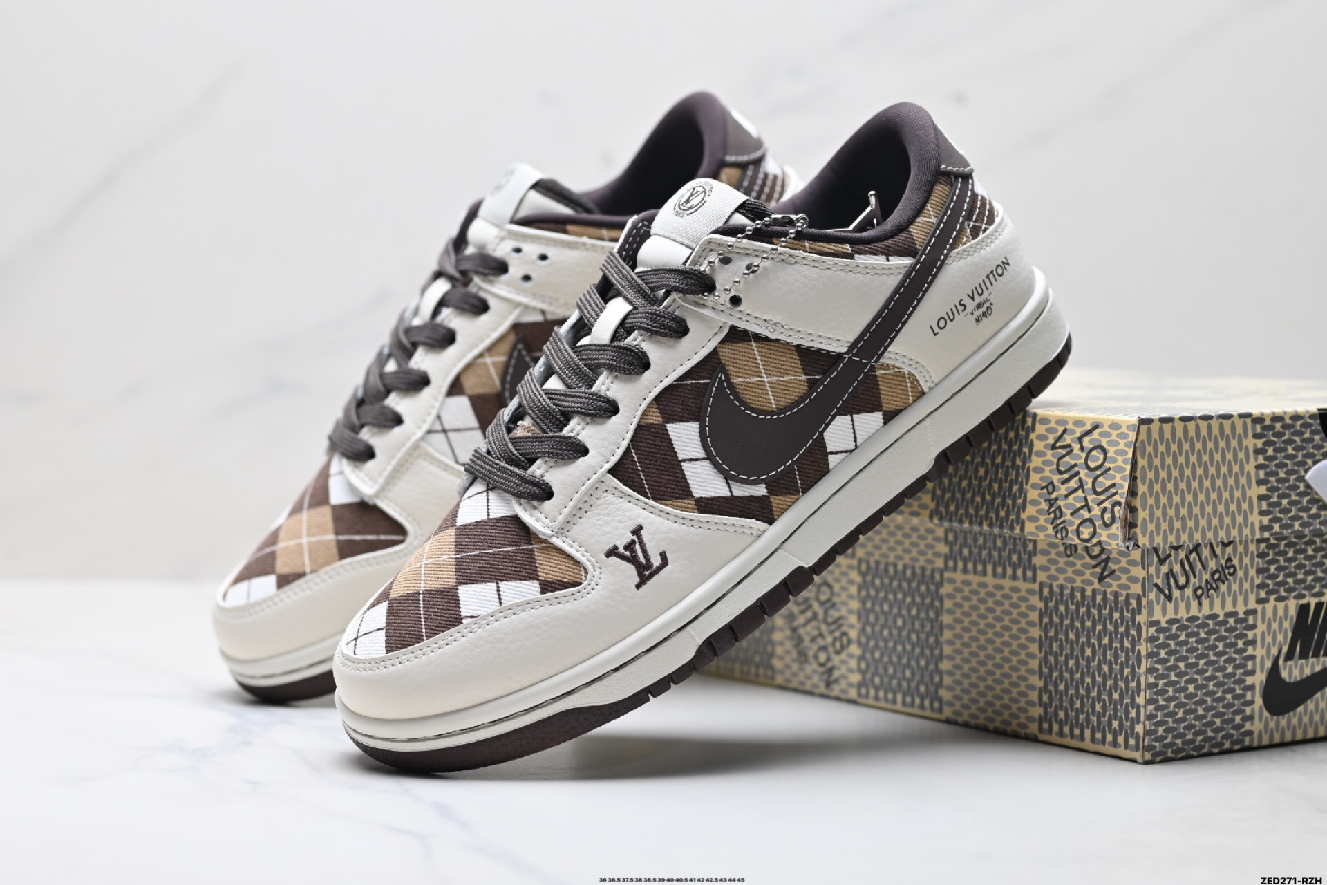 270 Nike Dunk Low Retro ‘DIY高端定制’耐克 低帮休闲运动板鞋 SC0601-461