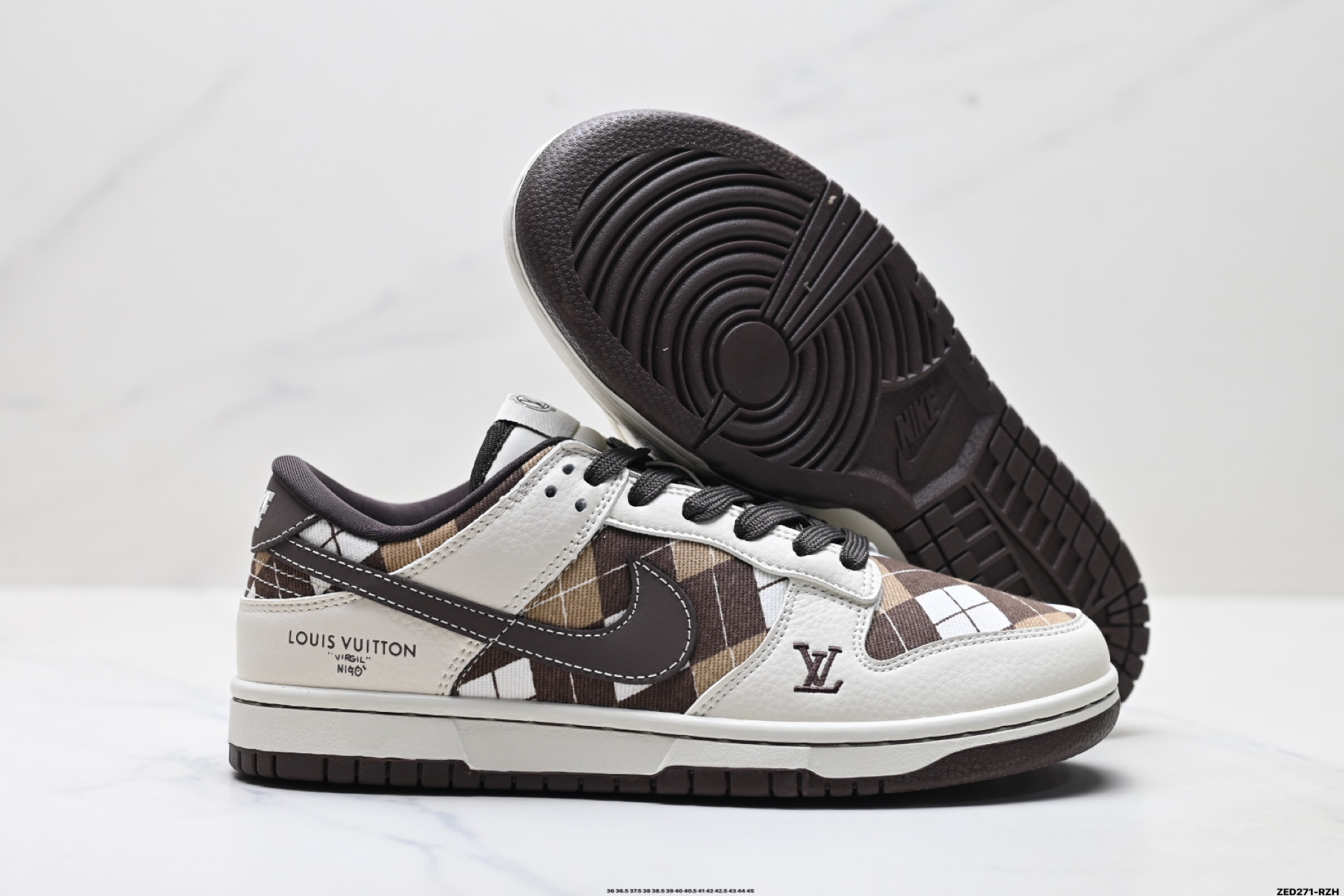 270 Nike Dunk Low Retro ‘DIY高端定制’耐克 低帮休闲运动板鞋 SC0601-461