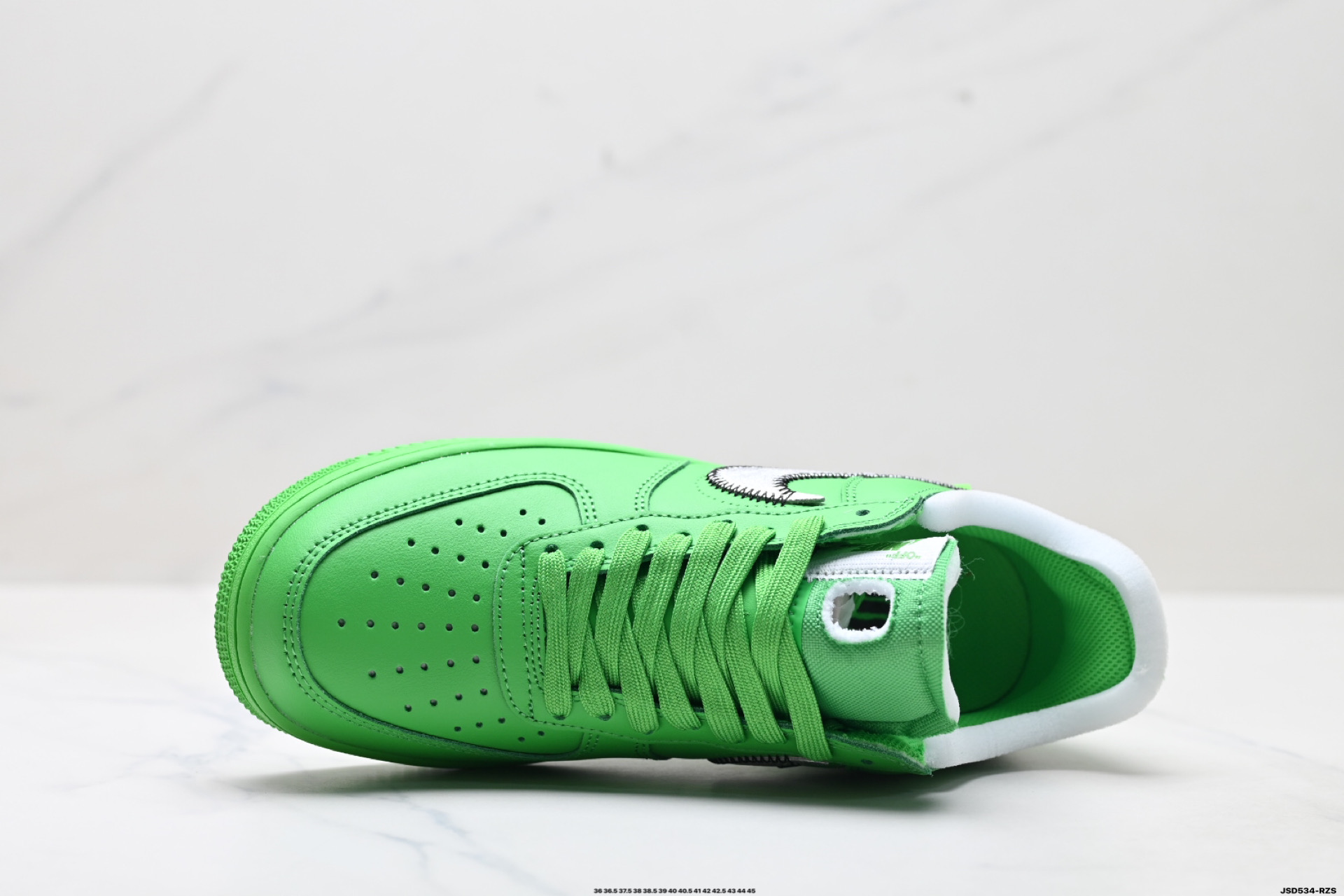 220 OFF-WHITE x Nike Air Force 1 OW联名空军一号 柠檬黄/全黑配色 DX1419-300