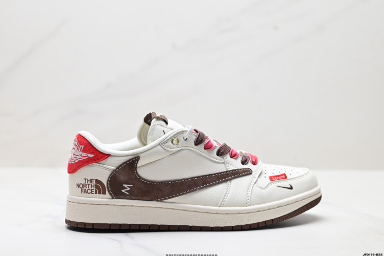 Nike Air Jordan 1 x Travis Scott 'DIY' - נעלי סניקרס בעיצוב אישי 1 Nike Air Jordan 1 x Travis Scott ‘DIY’ – נעלי סניקרס בעיצוב אישי