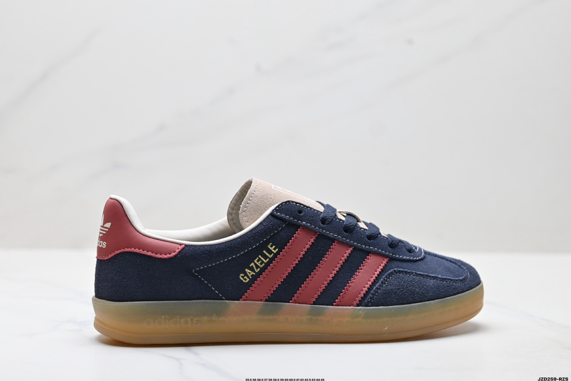 150 Adidas Originals Gazelle INdoor 三叶草休闲防滑耐磨低帮板鞋 JH5403