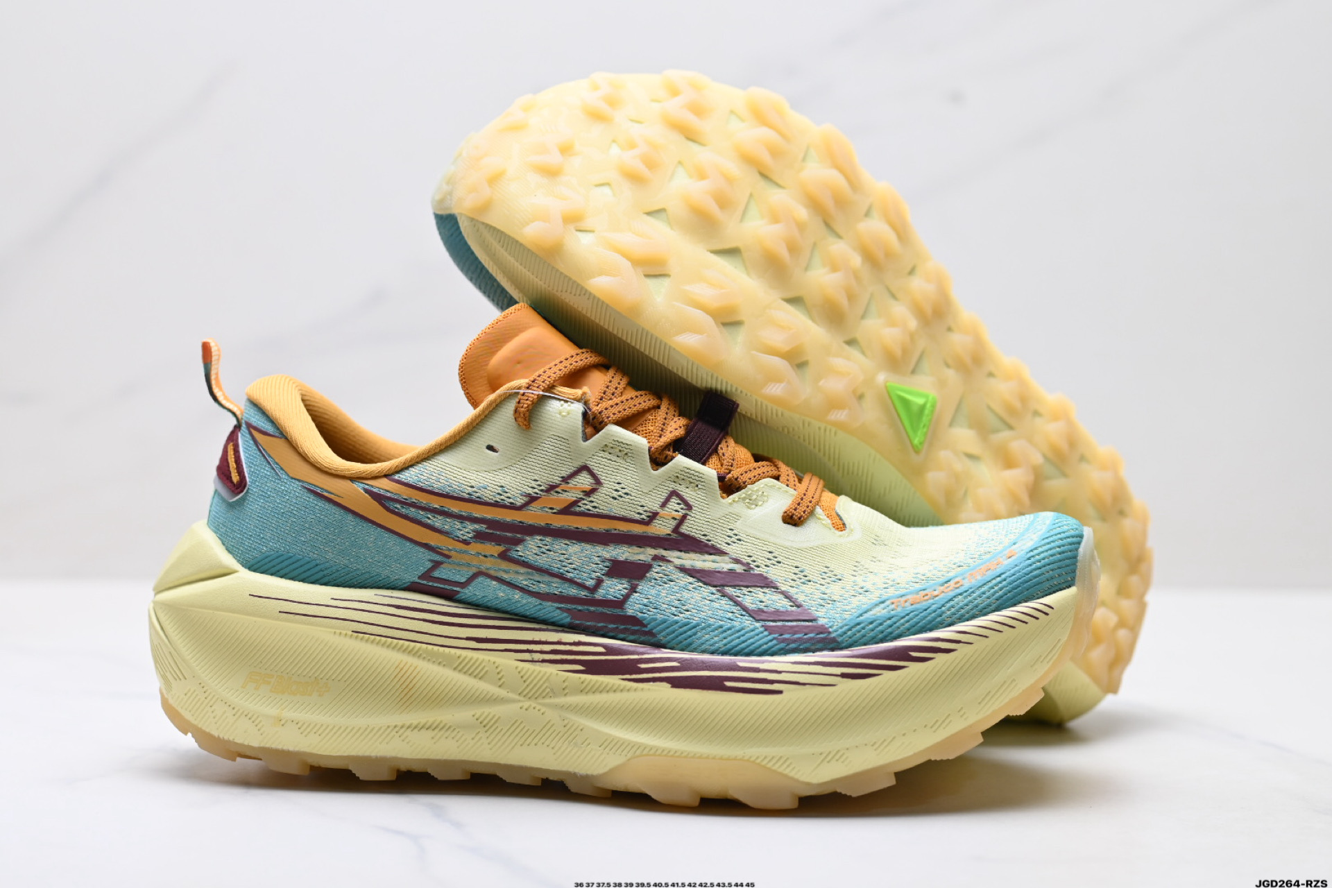 190 ASICS GEL-TRABUCO 4 亚瑟士 网面透气 耐磨 越野跑步鞋 1011B976-750