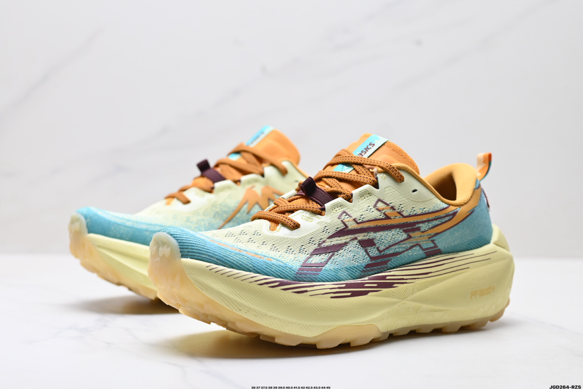 190 ASICS GEL-TRABUCO 4 亚瑟士 网面透气 耐磨 越野跑步鞋 1011B976-750