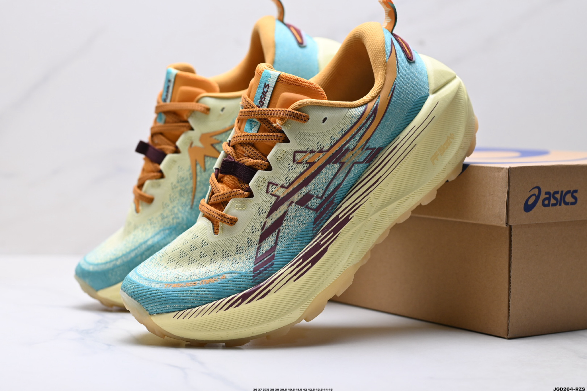 190 ASICS GEL-TRABUCO 4 亚瑟士 网面透气 耐磨 越野跑步鞋 1011B976-750