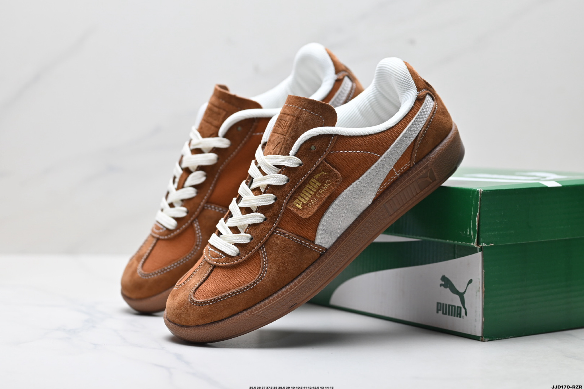 Puma Palermo Sophia 复古单品 彪马 防滑耐磨低帮德训板鞋 397276-03