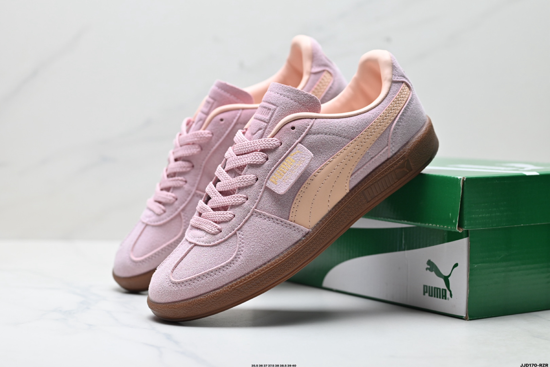 Puma Palermo Sophia 复古单品 彪马 防滑耐磨低帮德训板鞋 397276-03