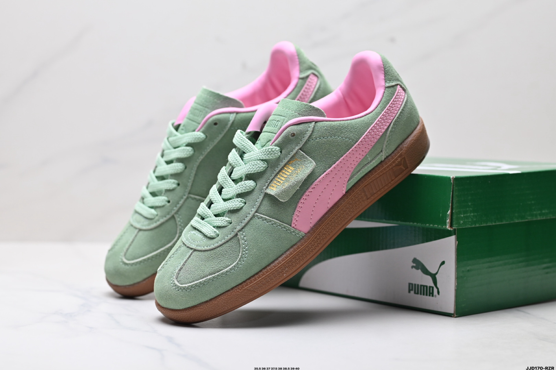 Puma Palermo Sophia 复古单品 彪马 防滑耐磨低帮德训板鞋 397276-03