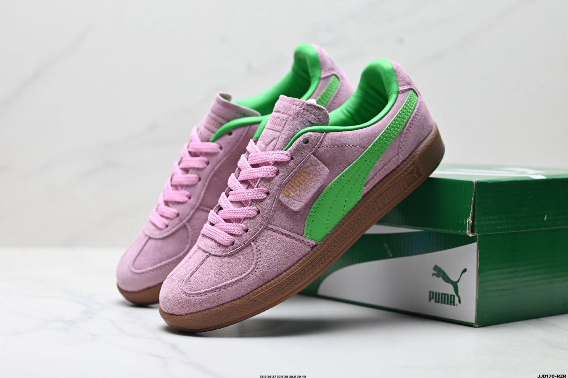 Puma Palermo Sophia 复古单品 彪马 防滑耐磨低帮德训板鞋 397276-03