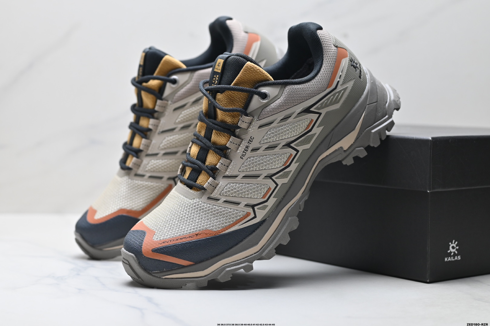 270 凯乐石KAILAS 远征5 FLT 舒适简约经典登山 防滑耐磨防水 低帮 徒步鞋 KS251