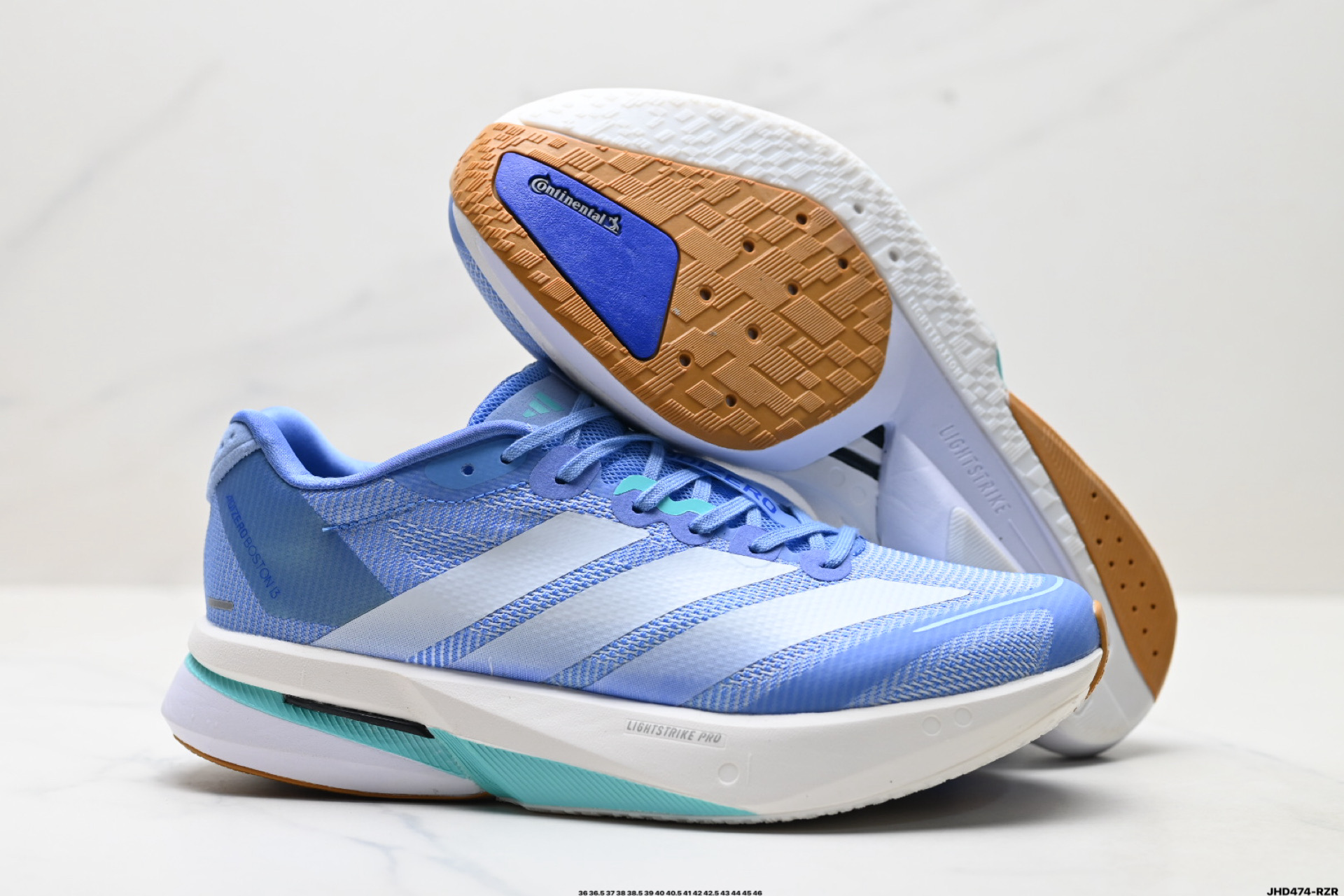 200 Adidas adizero BOSTON 13 阿迪达斯 透气网眼竞速跑鞋Boost 缓震底 运动鞋 JS4956