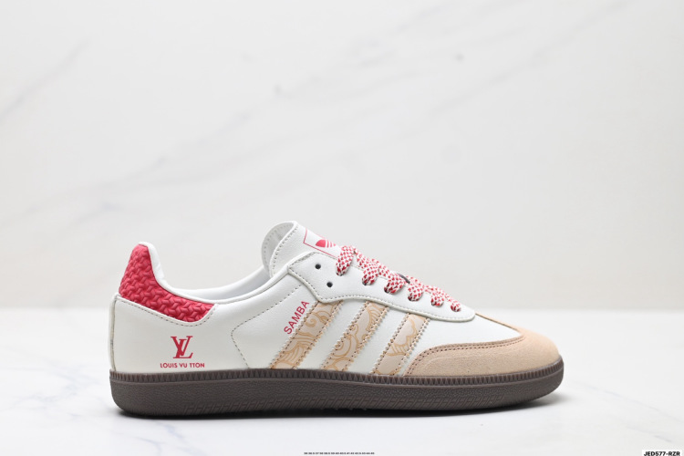 Adidas Originals Samba OG 'DIY' Casual Sneakers, Fashionable and Versatile 1 Adidas Originals Samba OG ‘DIY’ Casual Sneakers, Fashionable and Versatile
