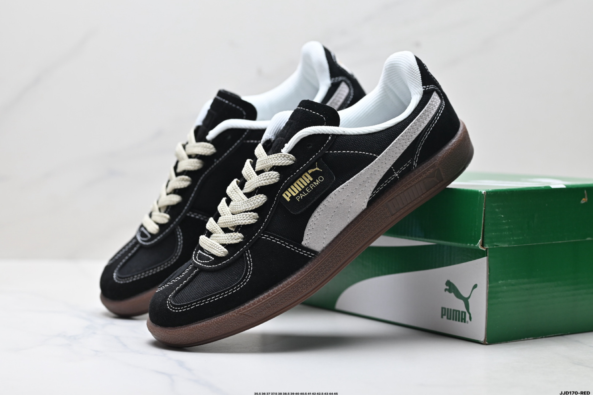 140 Puma Palermo Sophia 复古单品 彪马 防滑耐磨低帮德训板鞋 396841-04