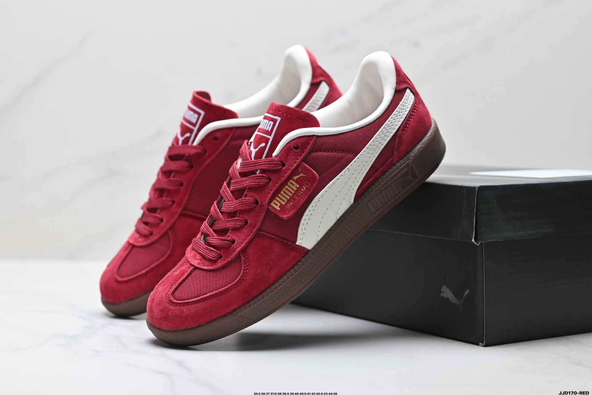 140 Puma Palermo Sophia 复古单品 彪马 防滑耐磨低帮德训板鞋 396841-04