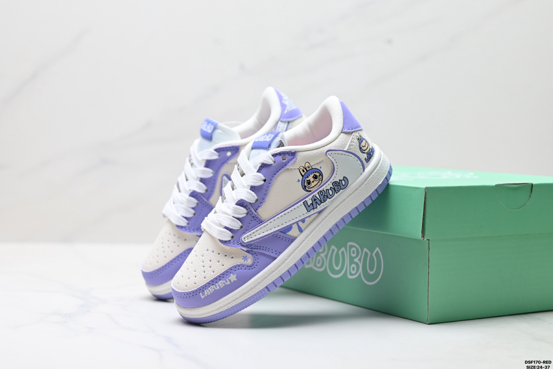 115 童鞋Nike Air Jordan 1 x Travis Scott AJ1倒勾 乔一倒钩 耐克 低帮文化篮球鞋 DZ4137-106