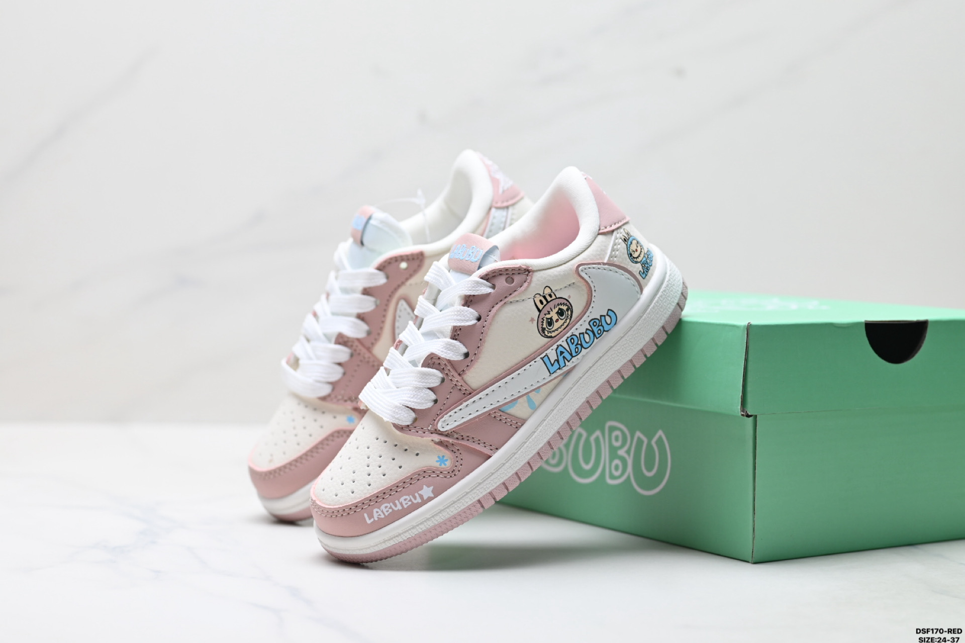 115 童鞋Nike Air Jordan 1 x Travis Scott AJ1倒勾 乔一倒钩 耐克 低帮文化篮球鞋 DZ4137-106