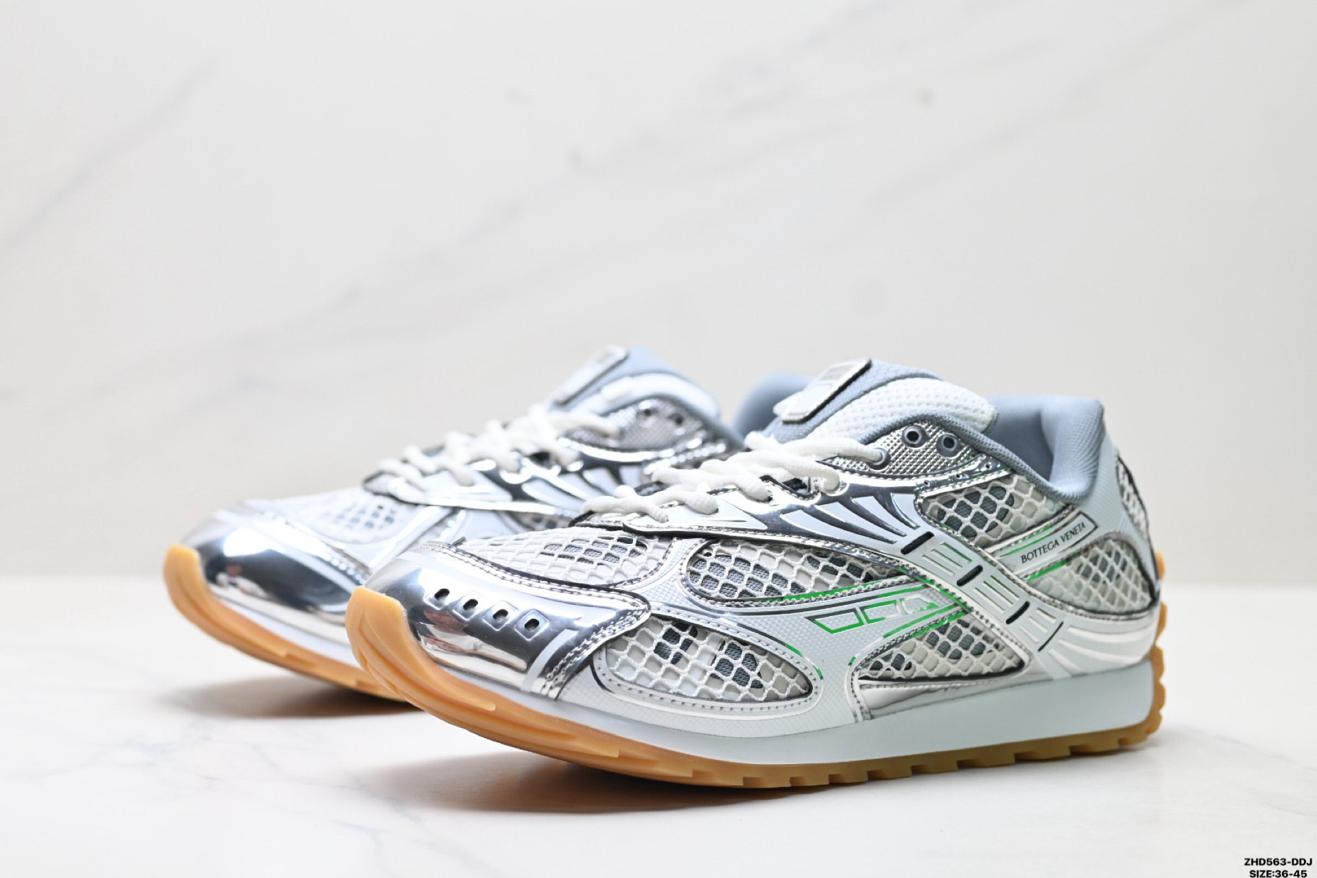 310 Bottega Veneta Orbit Lace-up Runner BV 葆蝶家时尚休闲王一博同款 老爹鞋运动鞋