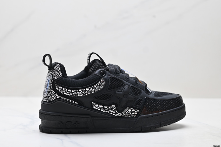 Louis Vuitton Trainer Sneaker Low Black, Luxury Fashion Sneakers 1 Louis Vuitton Trainer Sneaker Low Black, Luxury Fashion Sneakers