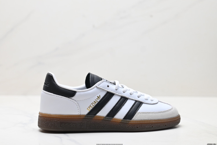 Adidas Handball Spezial Classic Retro Casual Sneakers - White/Black 1 Adidas Handball Spezial Classic Retro Casual Sneakers – White/Black