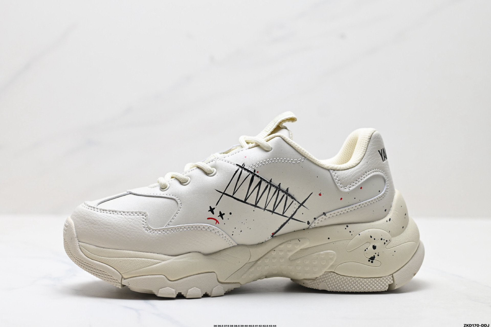 280 MLB BIGBALL CHUNKY PIXEL ‘DIY定制’ 简约时尚 百搭 包裹性保暖防滑防水减震 低帮 板鞋 32SHC101N