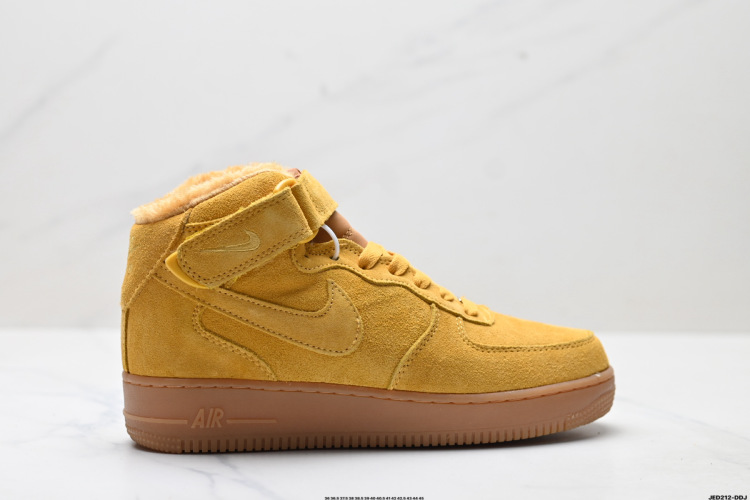 Nike Air Force 1 Mid '07 Suede Yellow Ochre Men's Sneakers CJ9979-001 1 Nike Air Force 1 Mid ’07 Suede Yellow Ochre Men’s Sneakers CJ9979-001