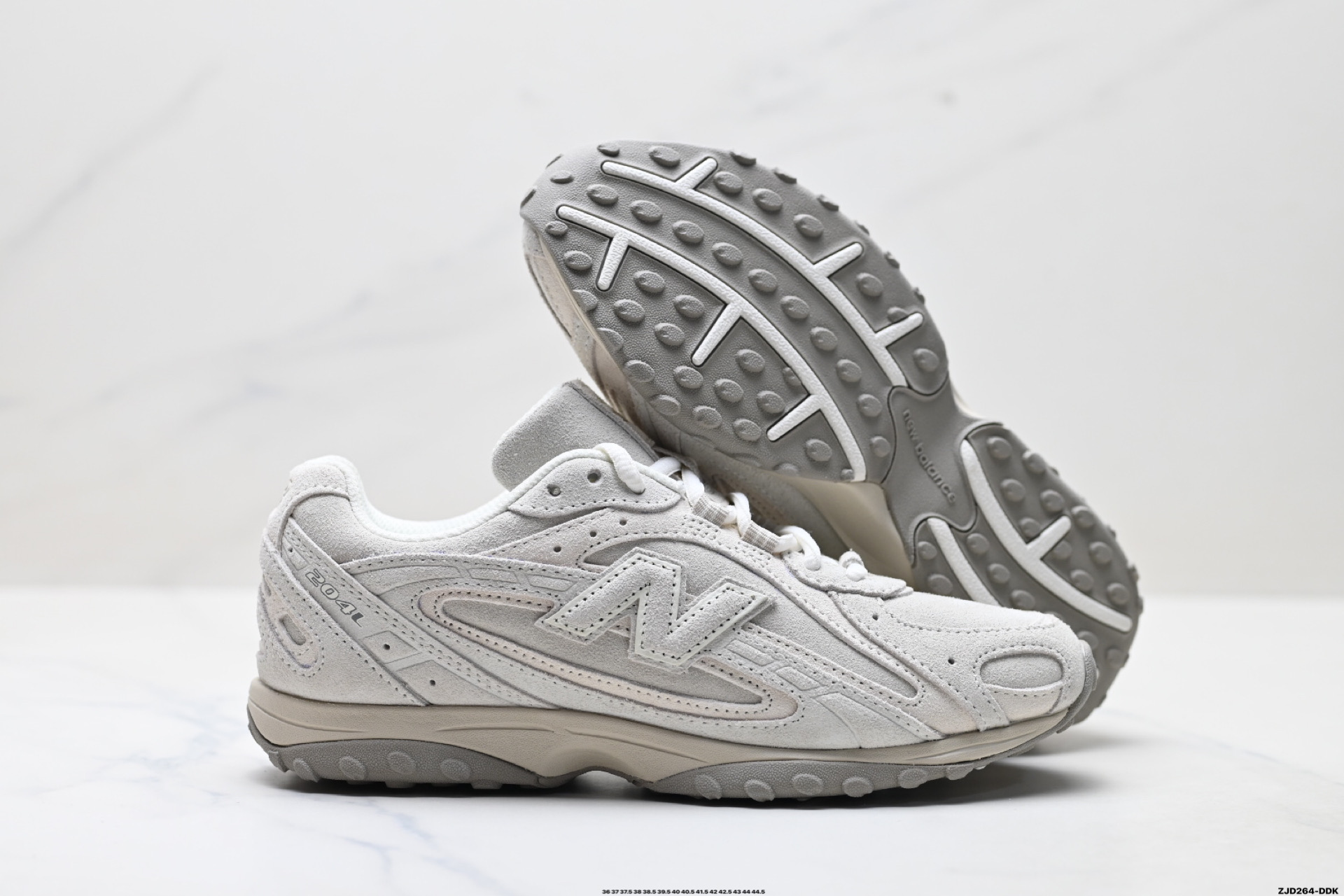 250 New Balance 204L系列 新百伦 薄底鞋 薄底皮质鞋带德训系 减震耐磨包裹性支撑轻便 生活休闲鞋 U204LMMC