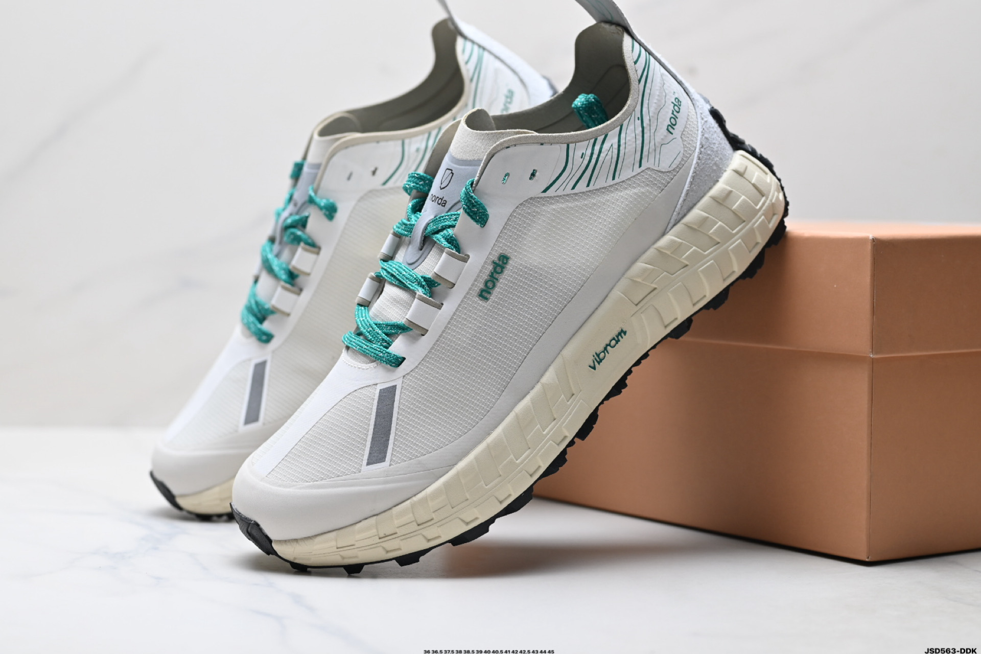 NORDA 001 厚底系带耐磨 低帮 户外 越野登山功能鞋 NORDA001-M-STLTHBLK-8