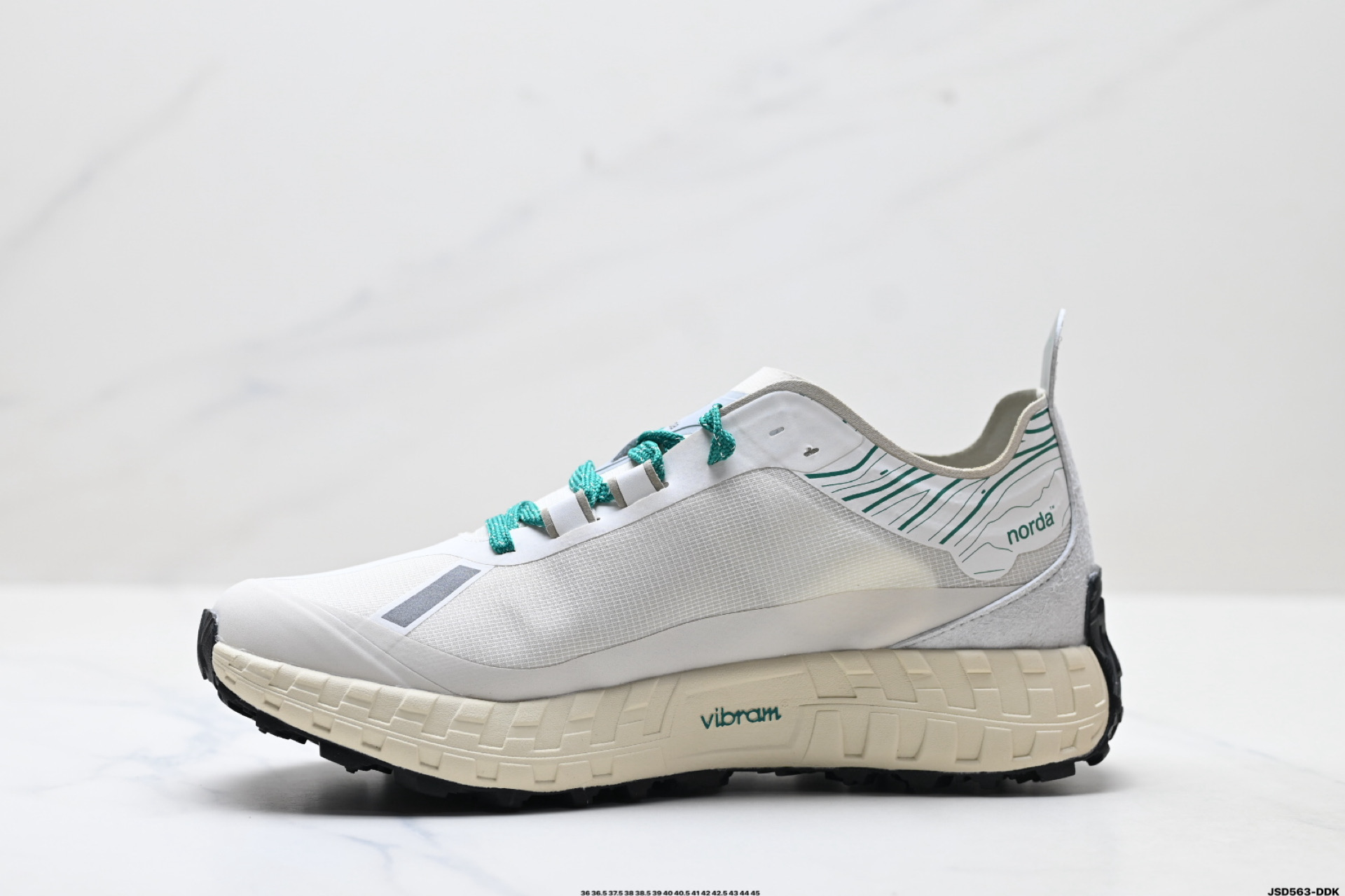 NORDA 001 厚底系带耐磨 低帮 户外 越野登山功能鞋 NORDA001-M-STLTHBLK-8