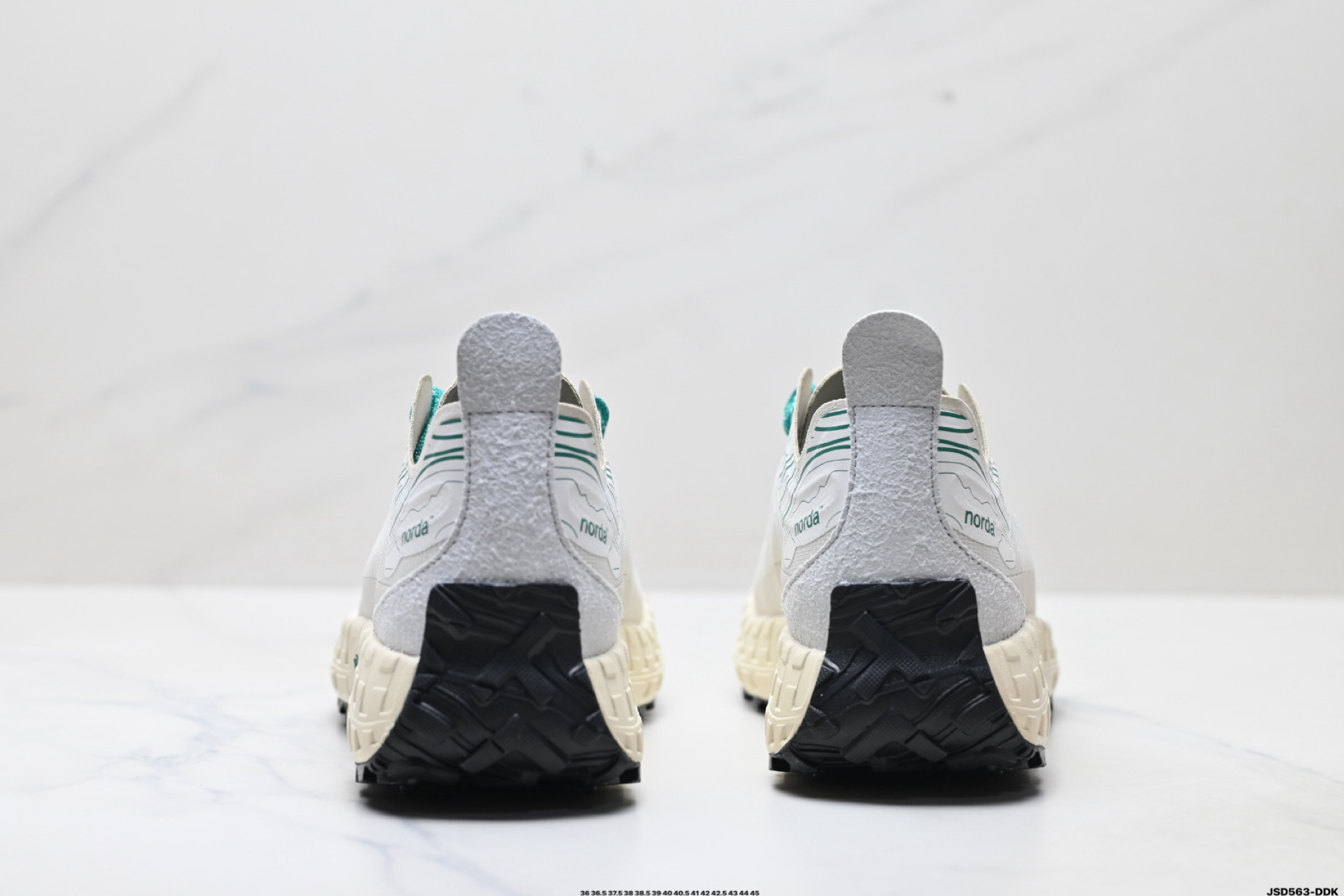 NORDA 001 厚底系带耐磨 低帮 户外 越野登山功能鞋 NORDA001-M-STLTHBLK-8