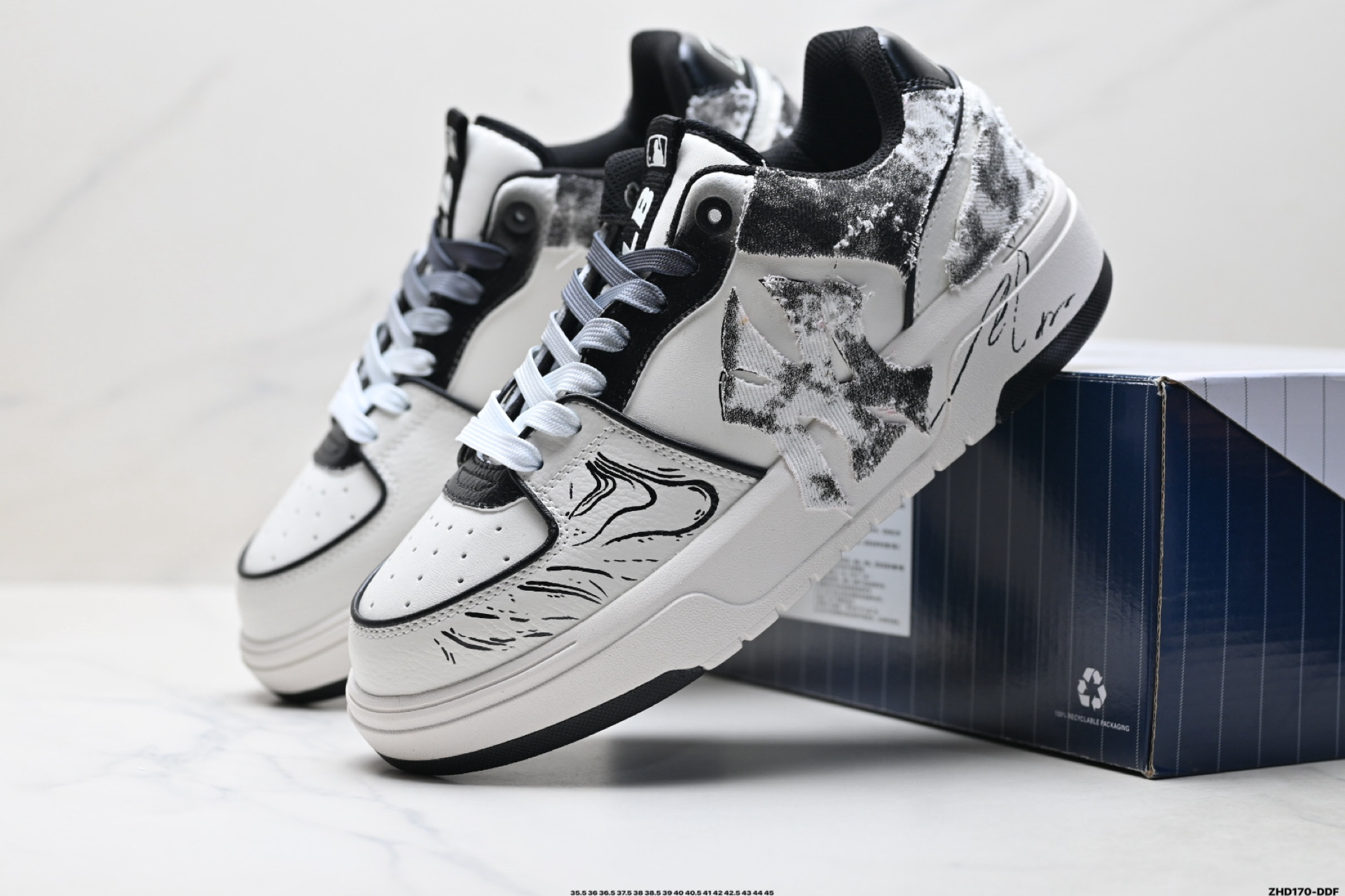 310 MLB Chunky Liner PU ‘DIY定制’ 简约时尚 百搭 包裹性保暖防滑防水减震 低帮 板鞋 3ASXCA12N