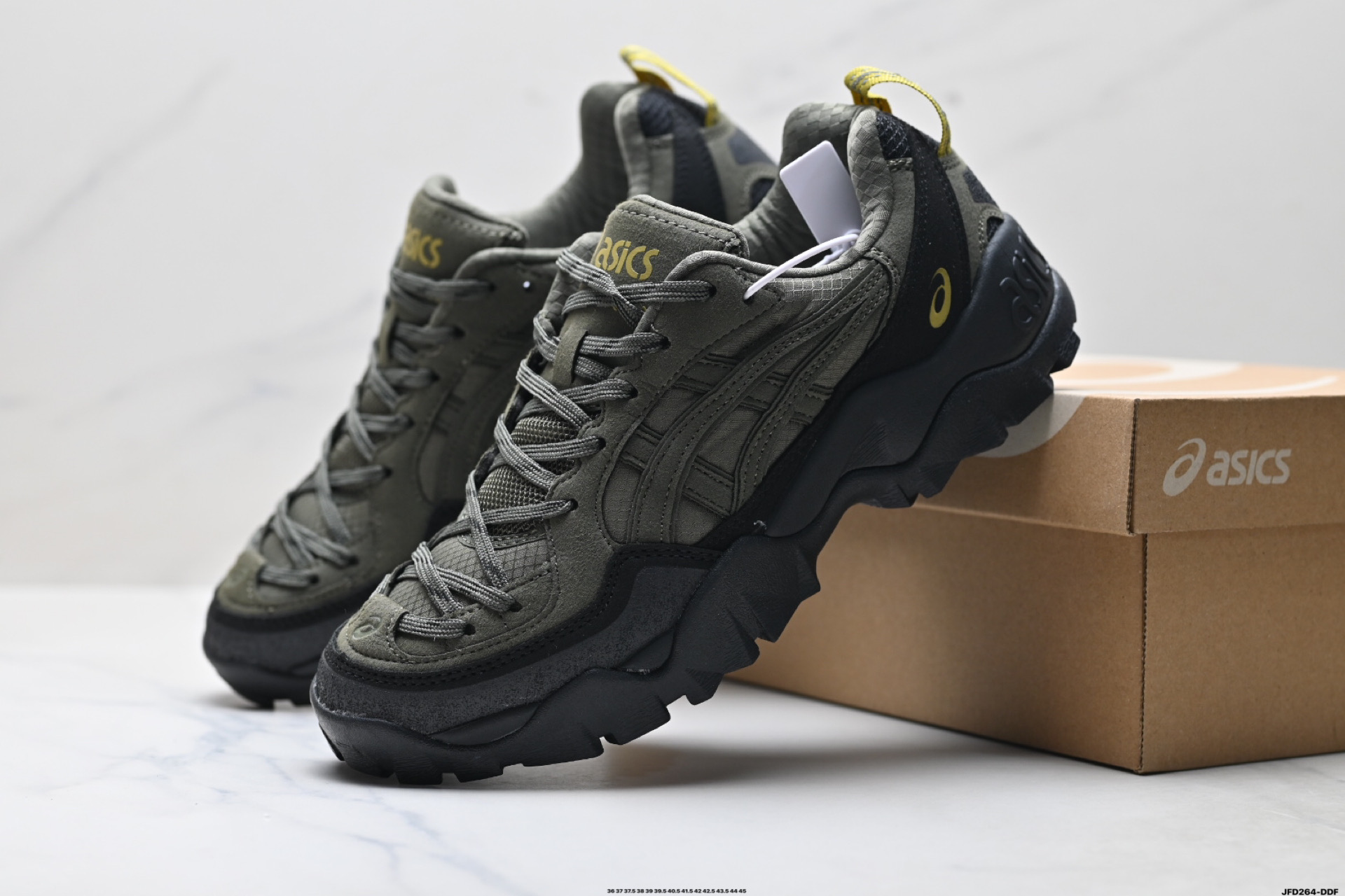 180 Asics GEL-PICKAX 亚瑟士 登山徒步 户外运动平衡减震 抗冲击支撑 防滑耐磨平衡轻便 户外功能鞋 1203A867-301