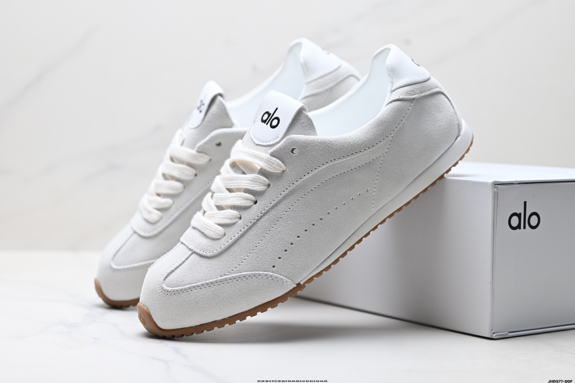 200 LO YOGAALOSunset新款运动鞋绒面革低帮薄底休闲鞋简约风