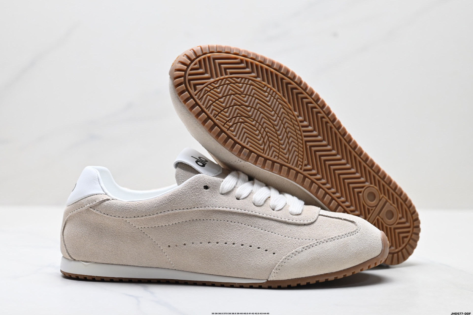 200 LO YOGAALOSunset新款运动鞋绒面革低帮薄底休闲鞋简约风