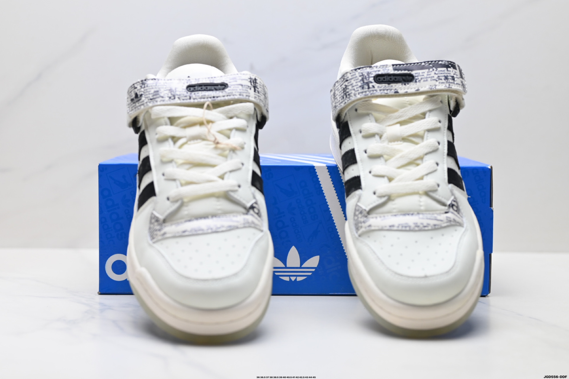 190 Adidas Forum LOW CL三叶草低邦 经典魔术贴复古板鞋 男女潮流头层皮休闲鞋 IG2998