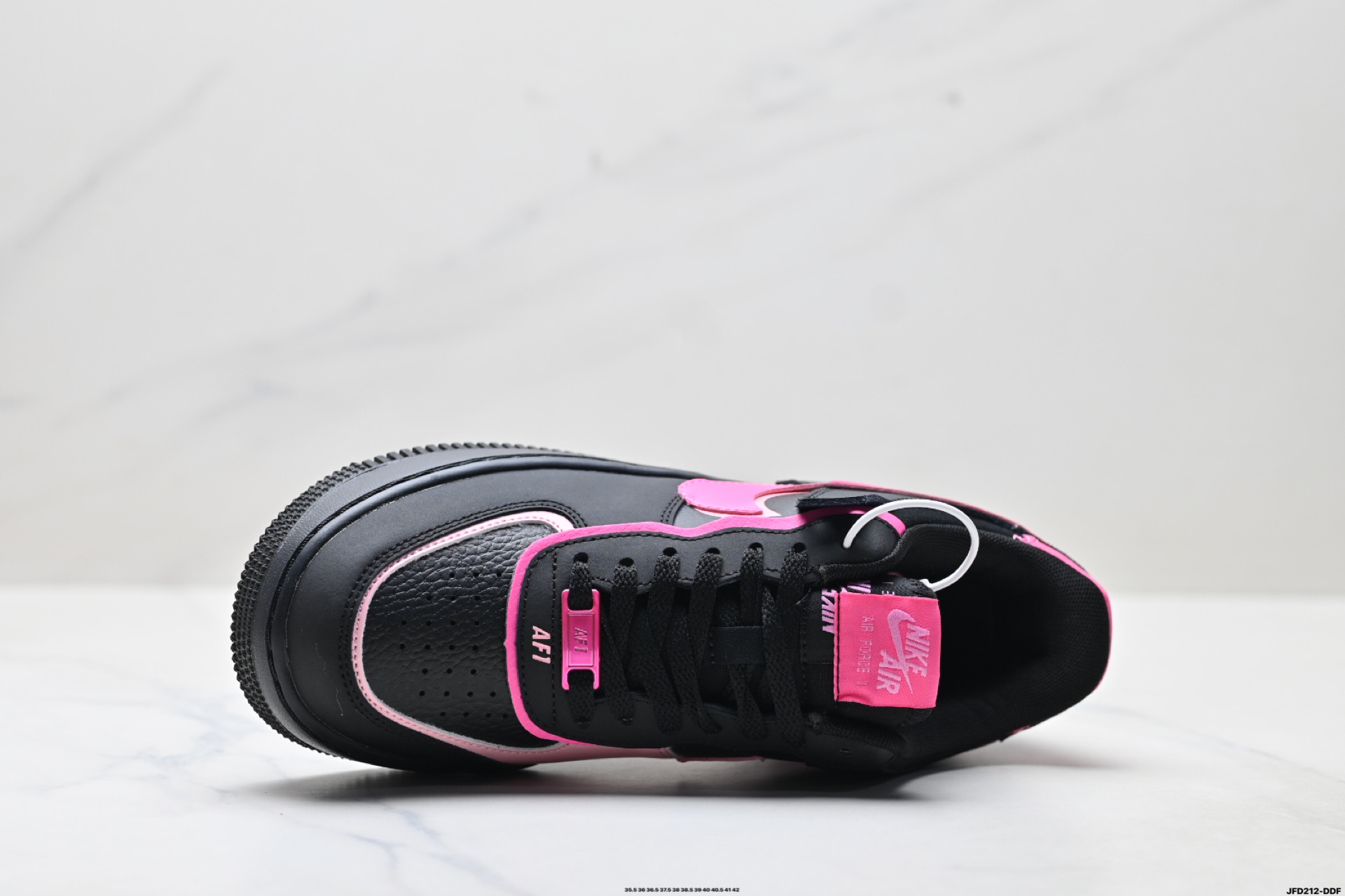 耐克NIKE WMNS Air Force 1 Shadow全新少女系解构主义设计 马卡龙空军一号轻量增高低帮百搭板鞋 CI0919-006