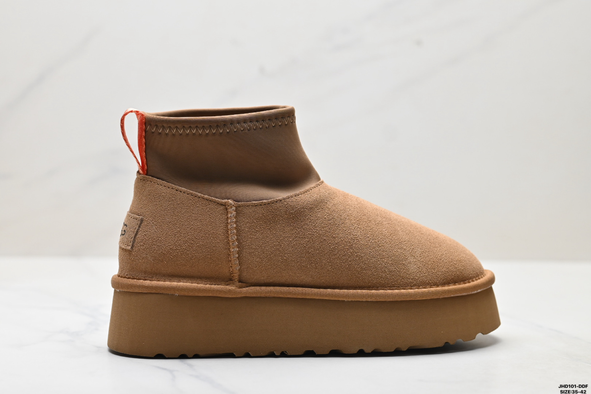200 UGG CLASSIC ULTRA MINI PLATFO 牛反绒 保暖增高 加厚耐磨平底舒适气质 袜套款雪地靴