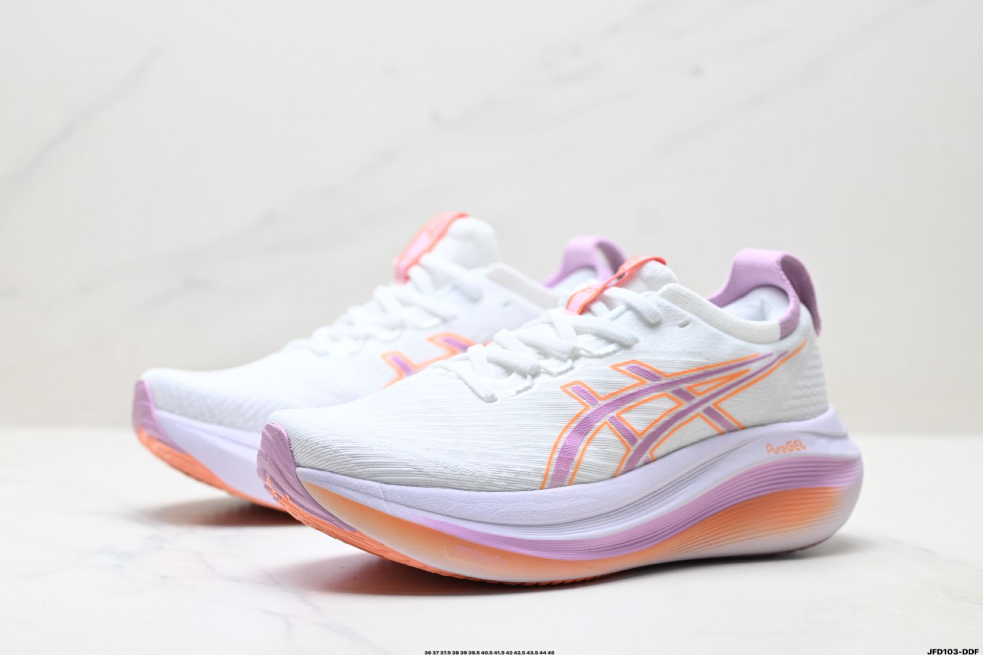 180 Asics Gel-Nimbus 27 舒适防滑耐磨低帮休闲跑步鞋 1012B753-101