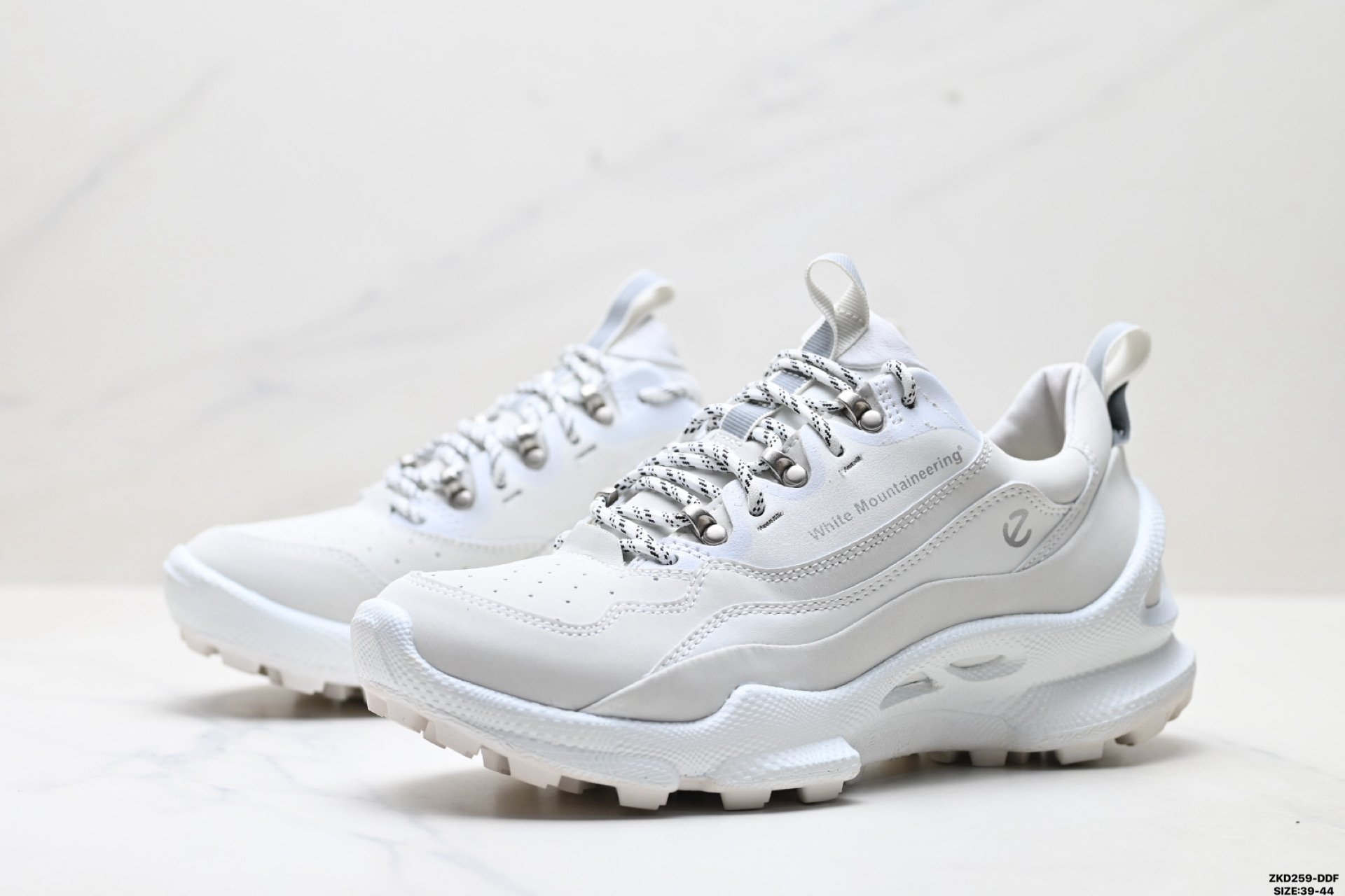 280 Ecco爱步 BIOM C 系列 牛皮 圆头厚底系带 低帮 徒步鞋 091504-11308