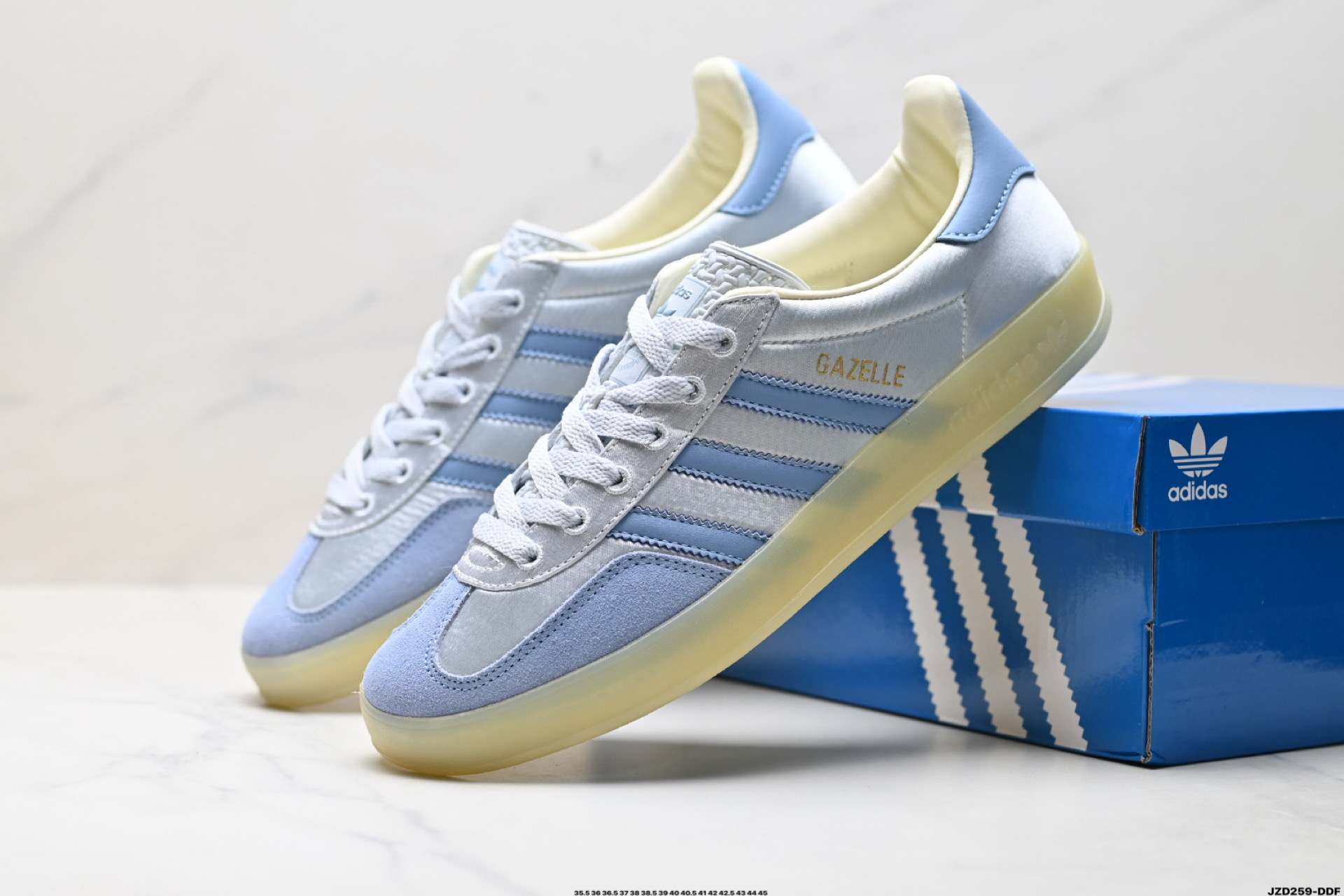 150 Adidas Originals Gazelle INdoor 三叶草休闲防滑耐磨低帮板鞋 JI2711